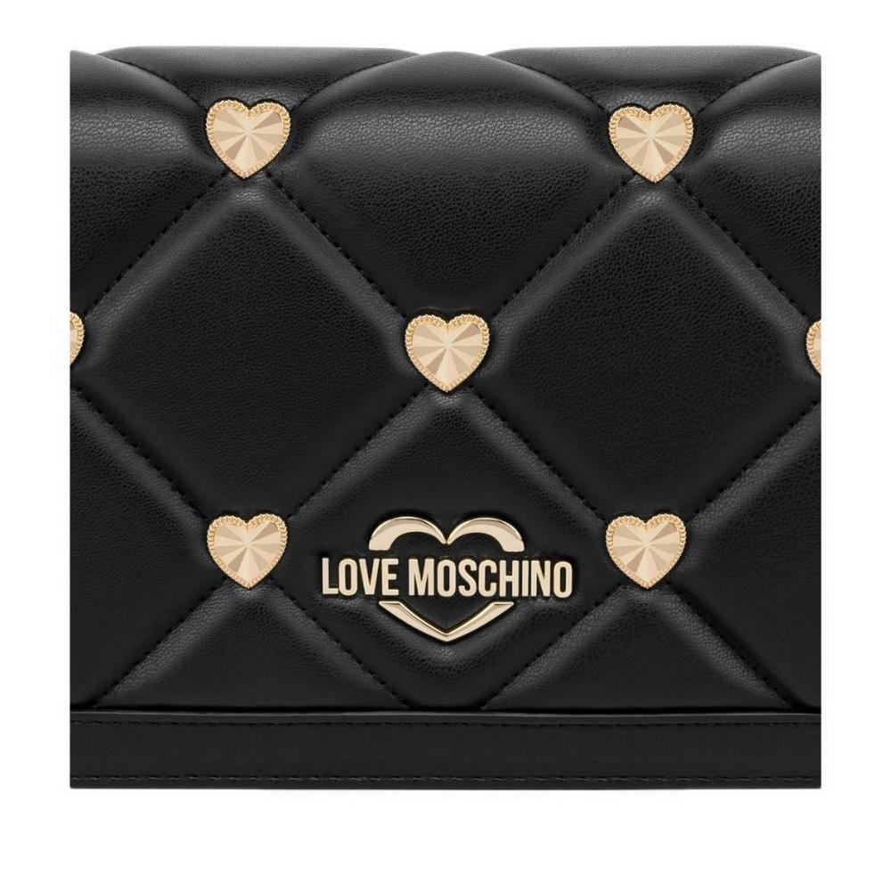 LOVE MOSCHINO WOMEN'S HANDBAG BAG BORSA PU NERO JC4138PP1GLZ | eBay