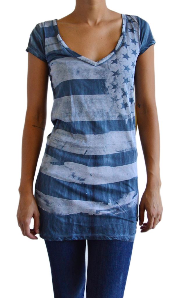 distressed rockstar t shirt dress