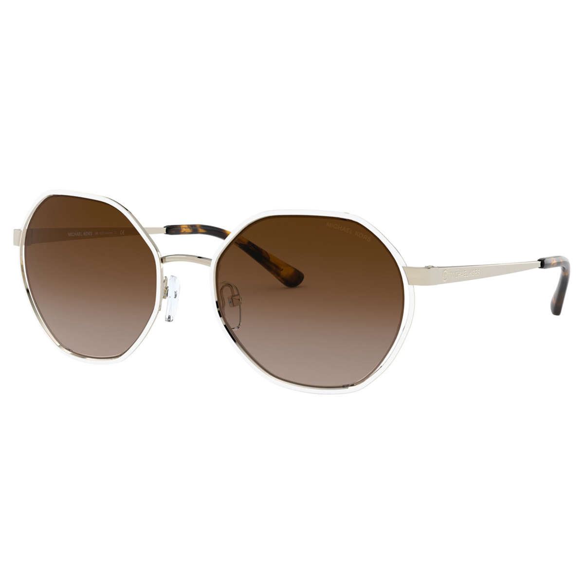 Michael Kors Women\'s Gold Sunglasses MK1072-101413 Brown 57-20-145 MSRP130 Michael Kors Women main image 4