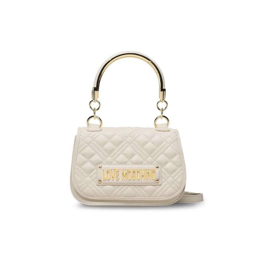 LOVE MOSCHINO WOMEN'S HANDBAG BAG BORSA PU QUILTED LAMB