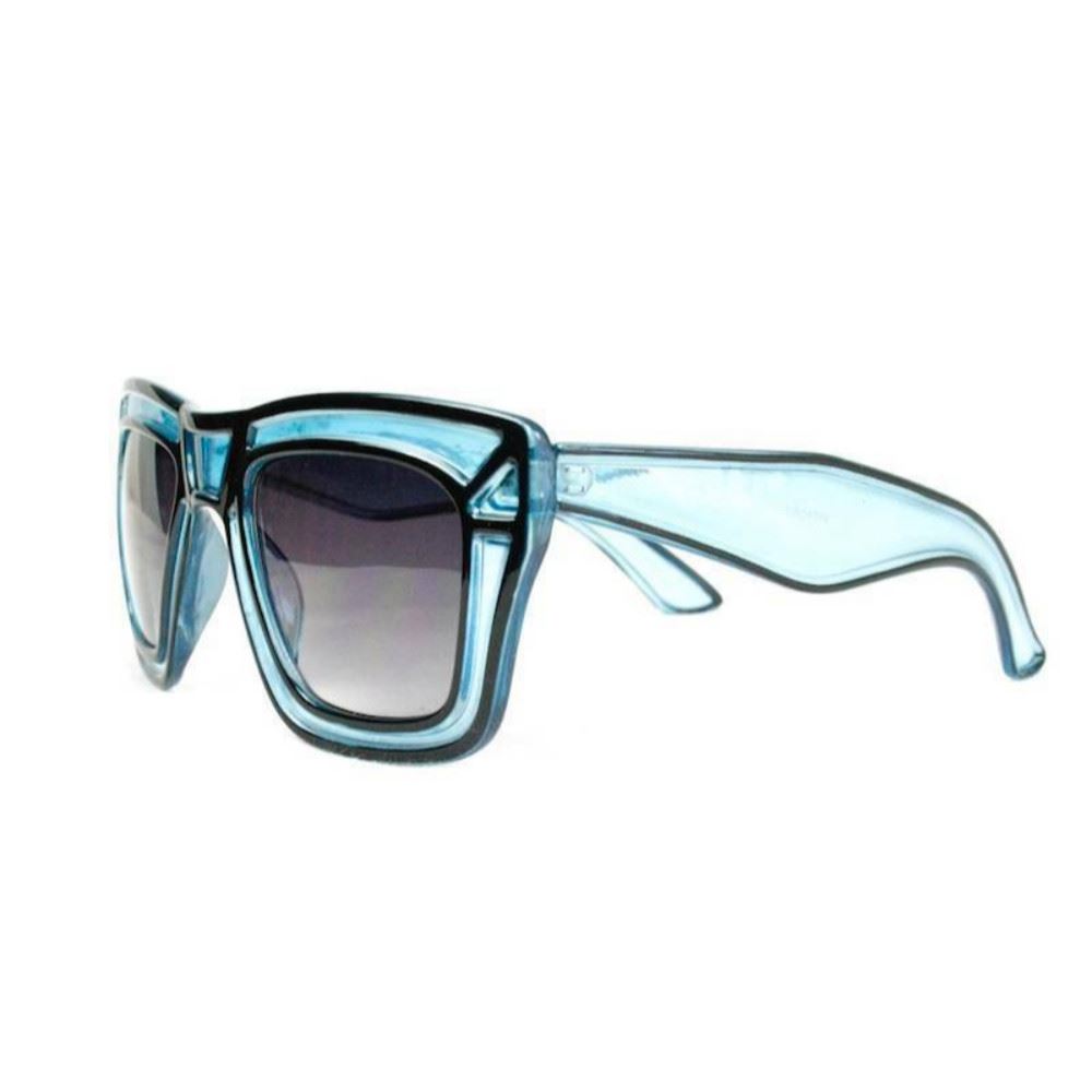 retro blue sunglasses