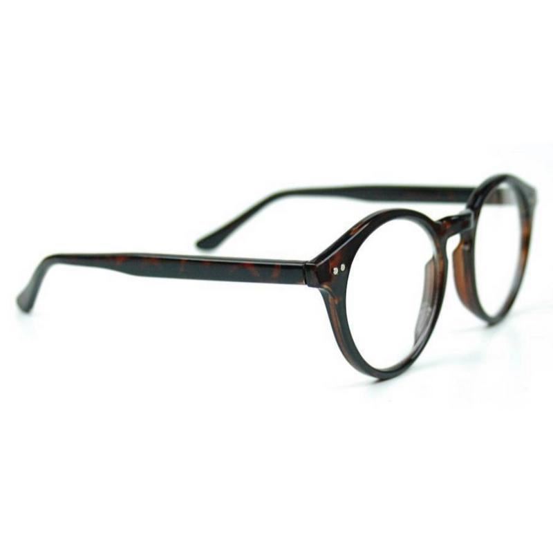 50/'s Round Oval Clear Lens Eyeglasses Vintage Retro Thick Frame Women Glasses
