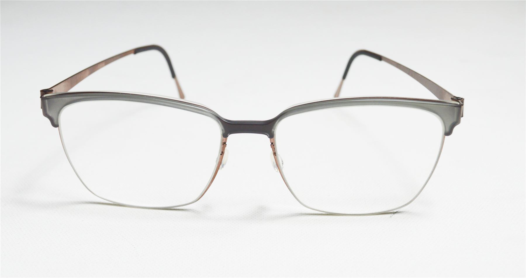 LINDBERG TITANIUM EYEGLASSES 9814 51 15 135 PU12 WOMENS RETRO GRAY GREY