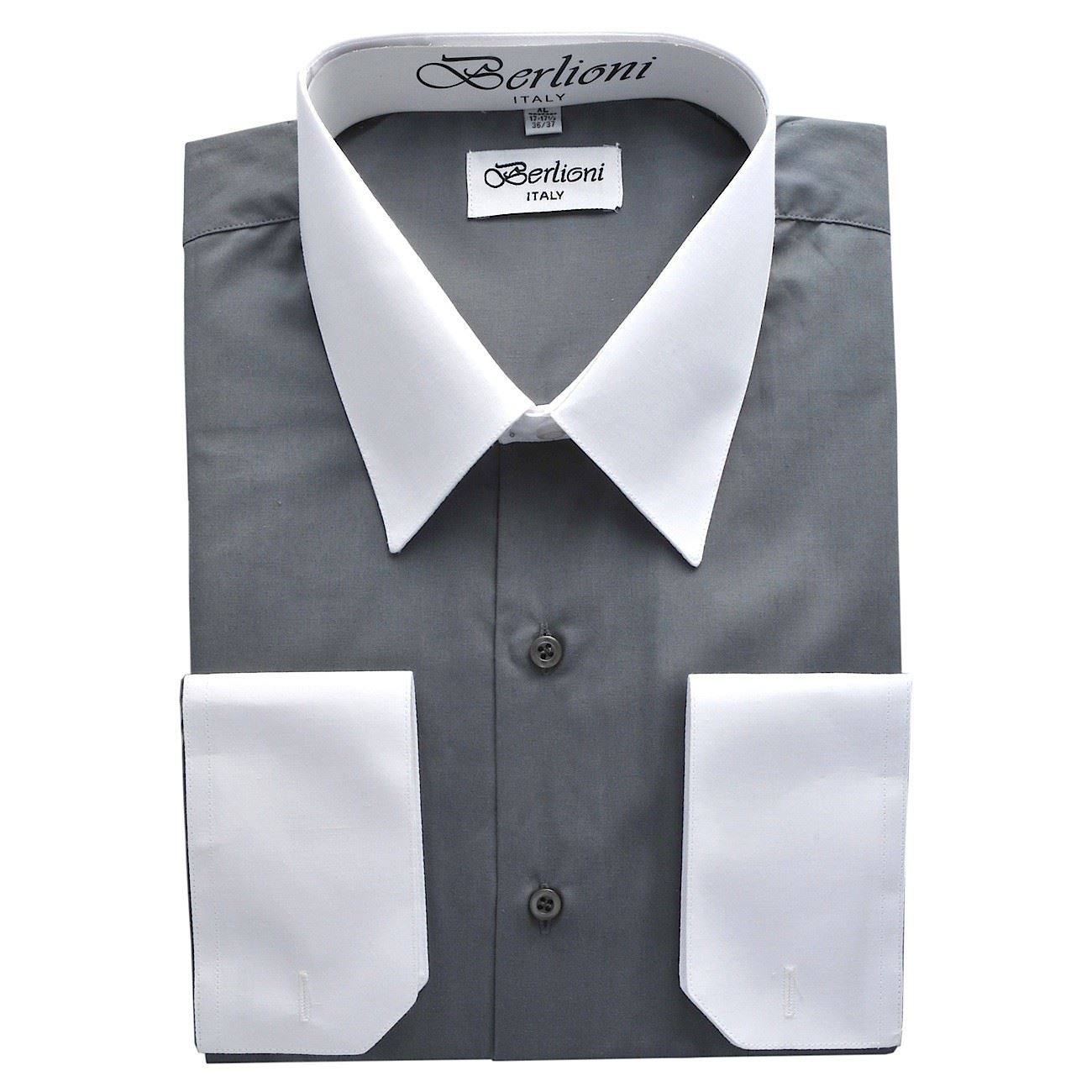 mens designer french cuff dress shirts