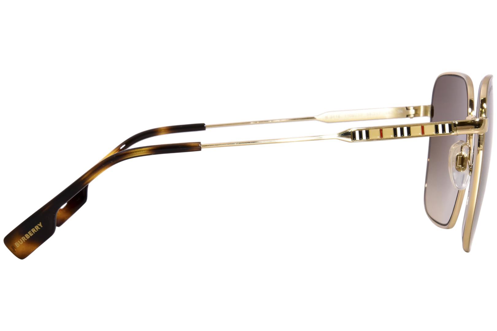 NWOT Burberry B3119 1313/13 Jude Gold Square Sunglasses NWOT Burberry B3119 1313/13 Jude Gold Square Sunglasses main image 4
