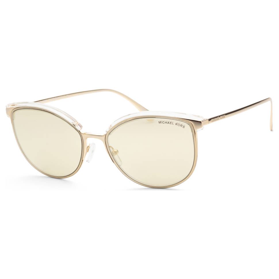 Michael Kors Women\'s Gold Round Sunglasses MK1088-1014V9 59-16-140 MSRP99 Sunglasses Michael Kors Amsterdam MK 1090 (10148Z) MK1090  main image 4