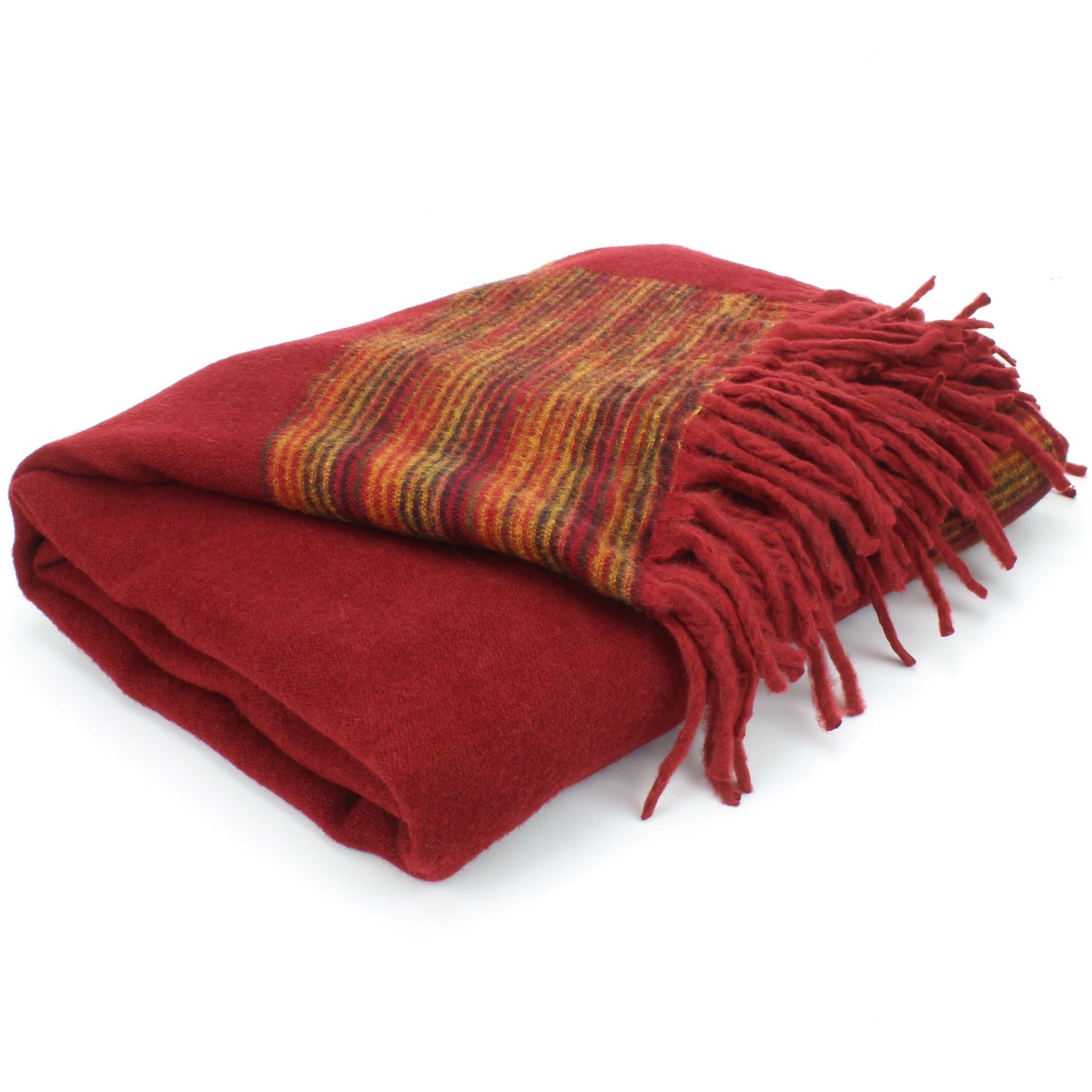 Tibetan Wool Blend Shawl Blanket Wrap Throw Boho Meditation Travel - Picture 58 of 230