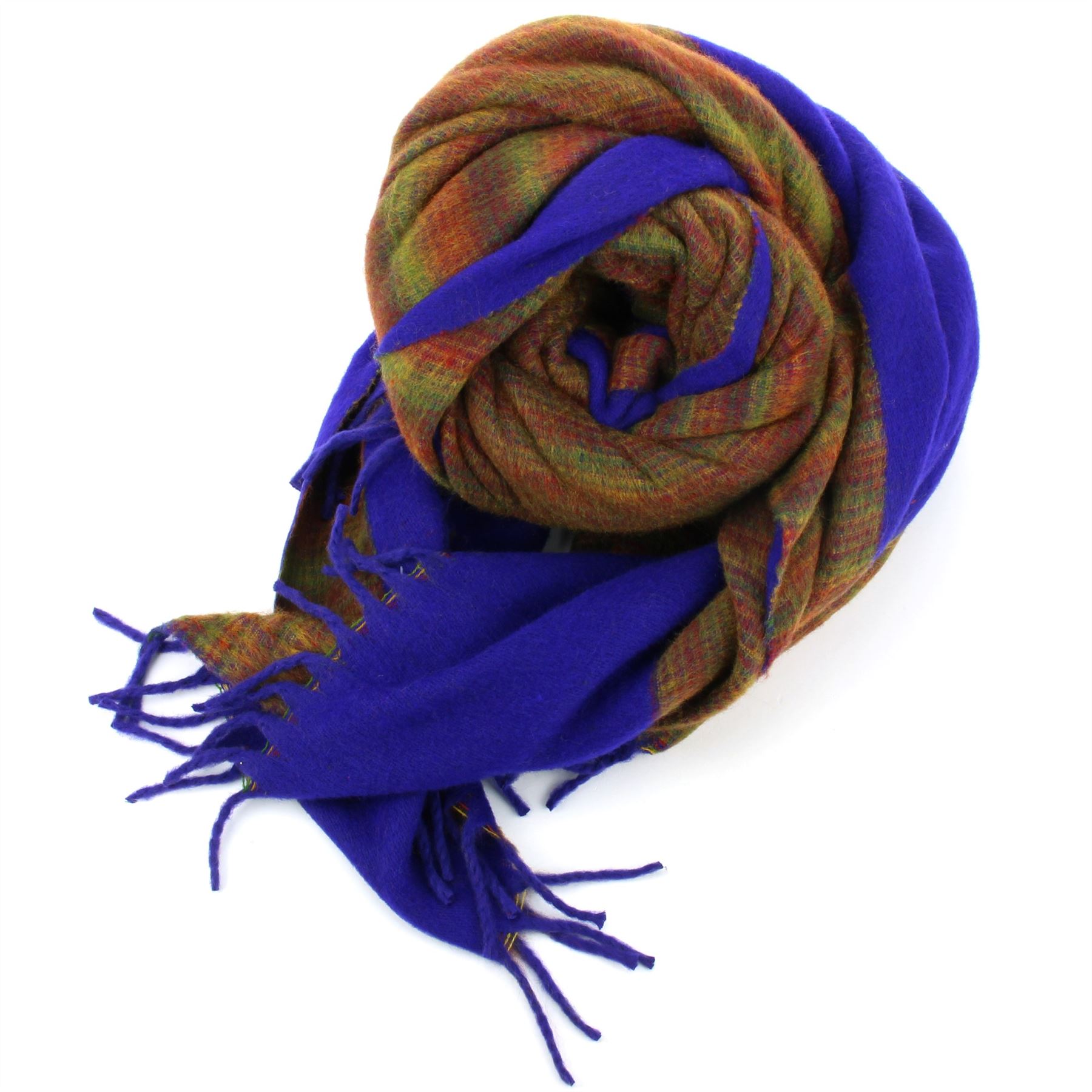 Tibetan Wool Blend Shawl Blanket Wrap Throw Boho Meditation Travel - Picture 148 of 230