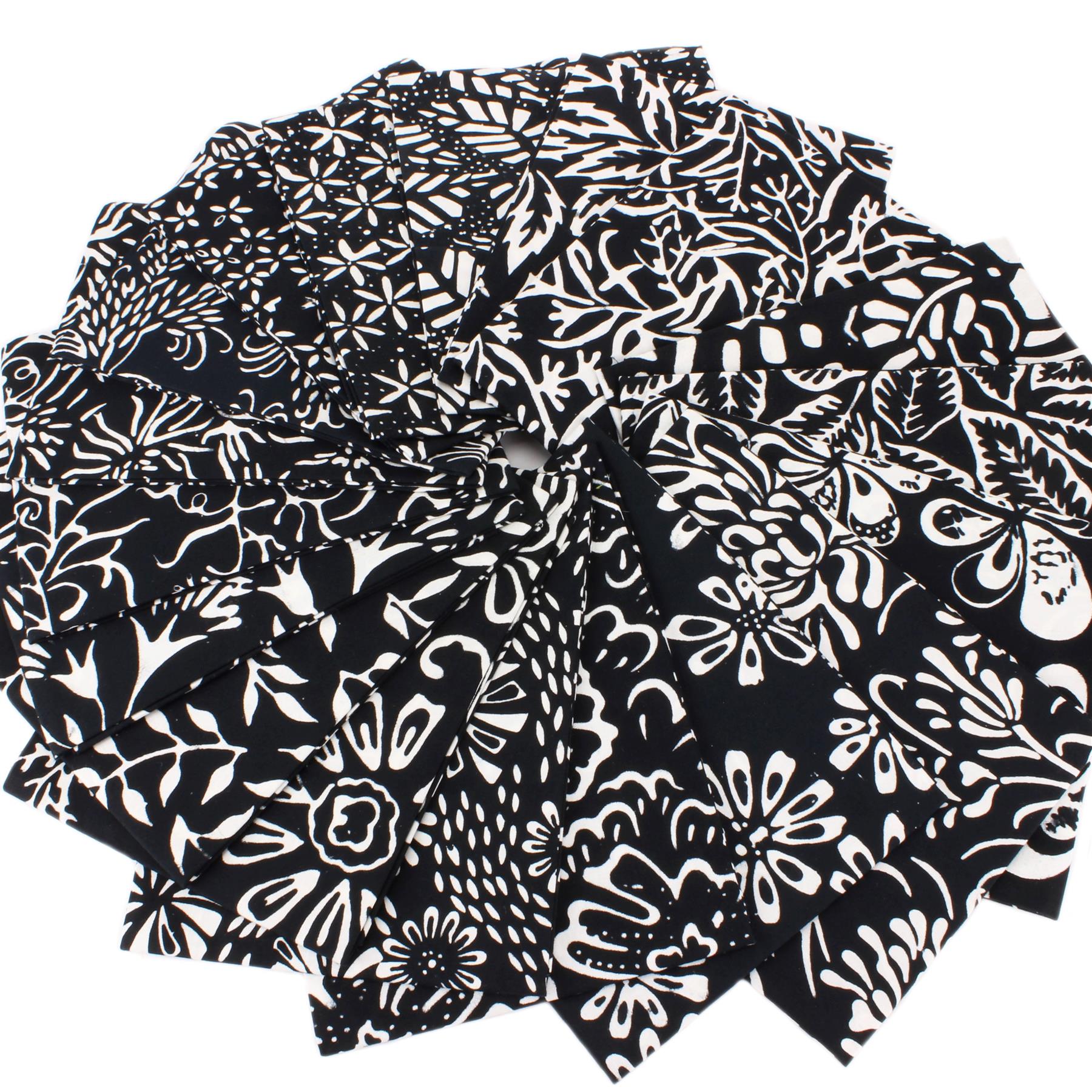 Baumwolle Batik vorgeschnitten Stoff Fat Quarter Quilten Patchwork 20" x 19" verschiedene Größen - Bild 53 von 275