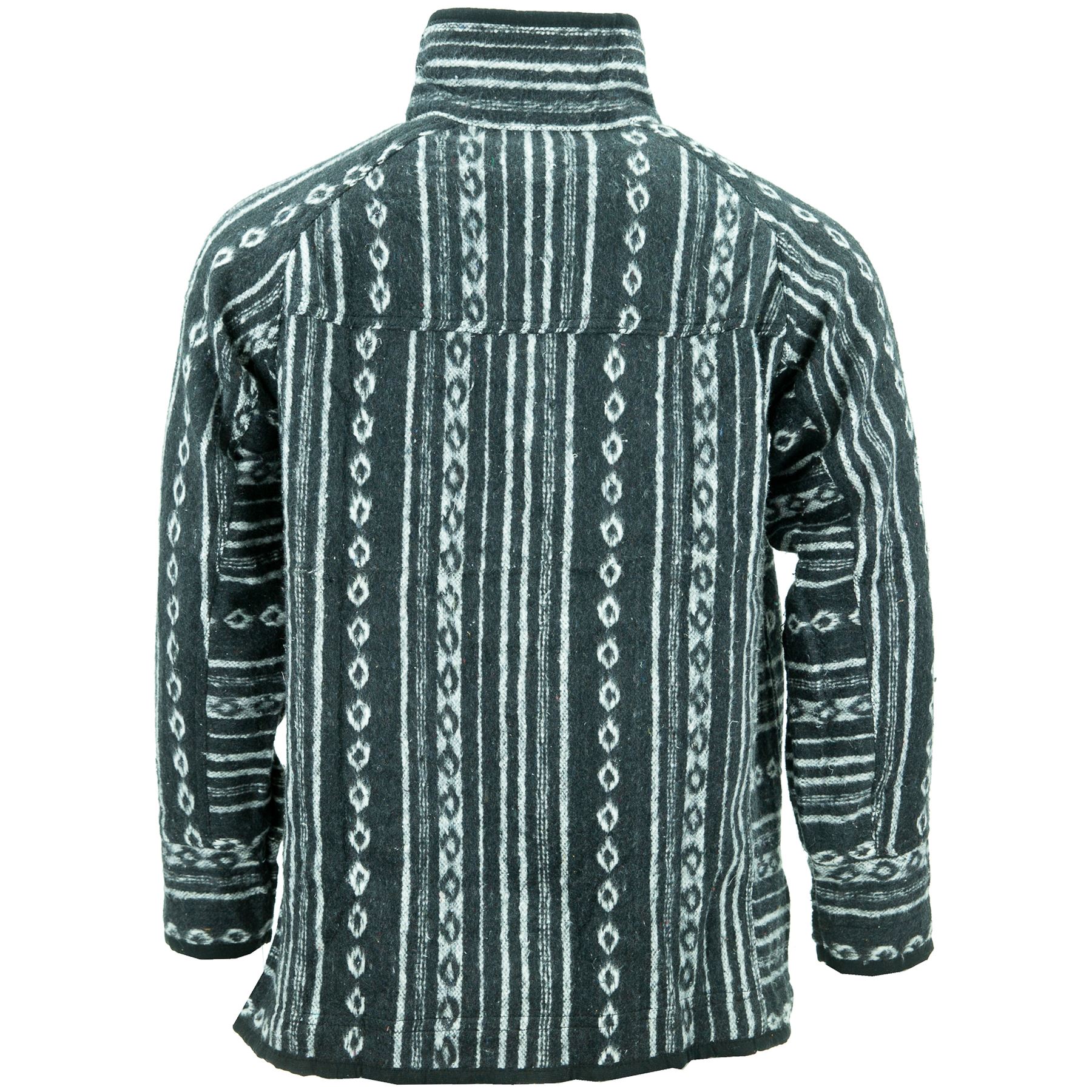 Brushed Cotton Jacket Cardigan LoudElephant Hoody Hippy Jumper Zipped Pullover - Picture 3 of 19
