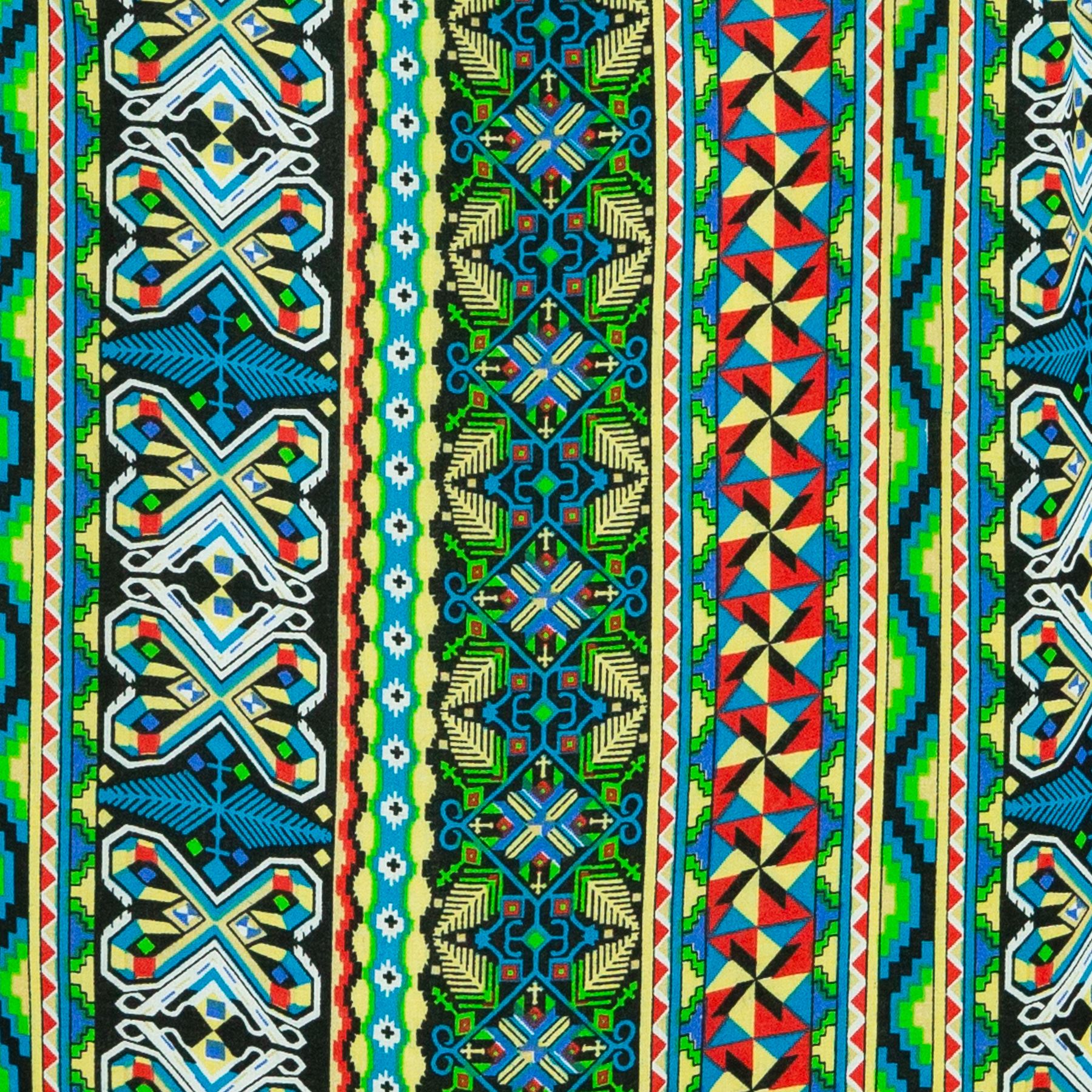 Regular Fit Short Sleeve Shirt Loud Originals Mosaic Pattern Abstract Print - Picture 9 of 9