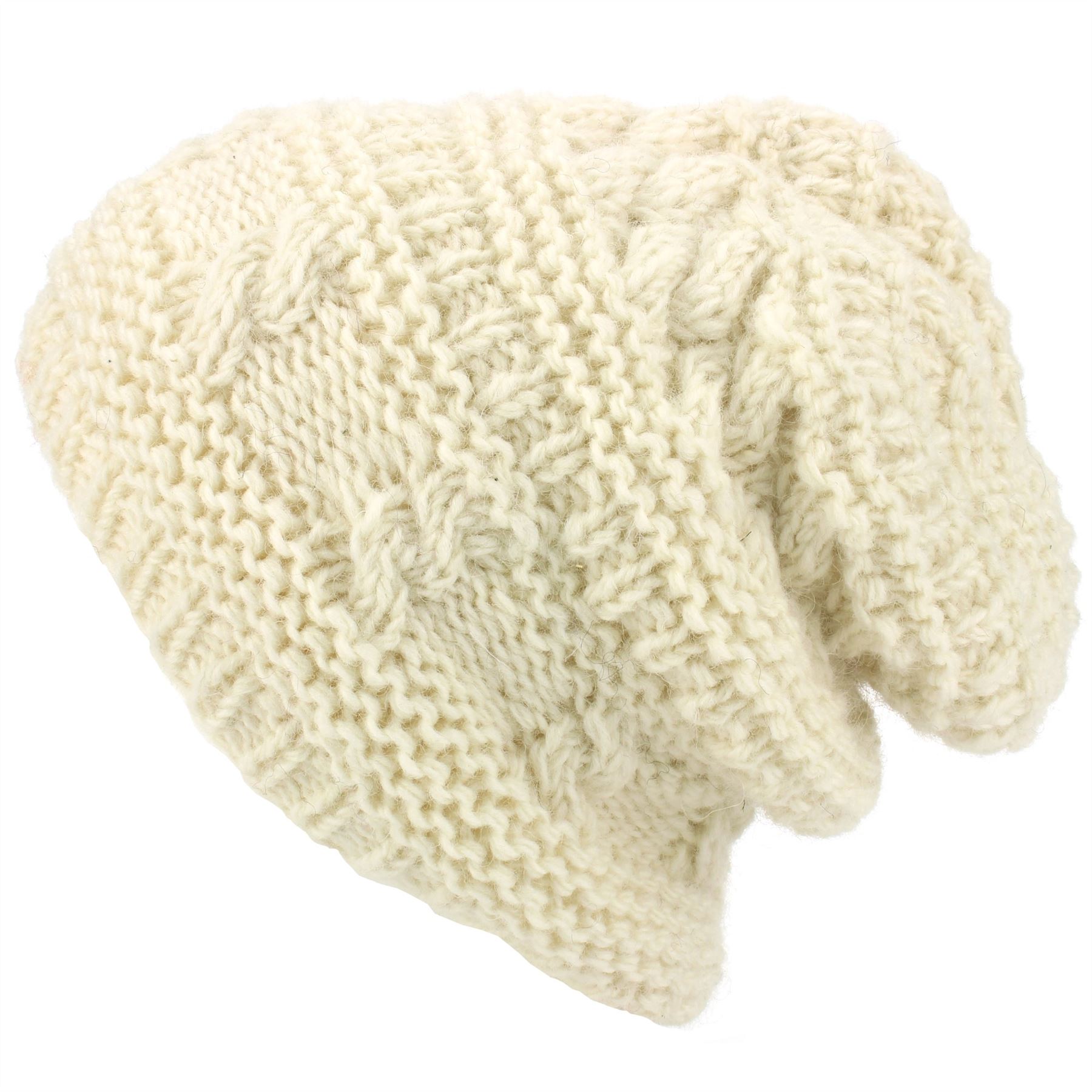 Wool Knit Beanie Hat LoudElephant Knitted Cap Warm Bean Winter - Picture 5 of 22