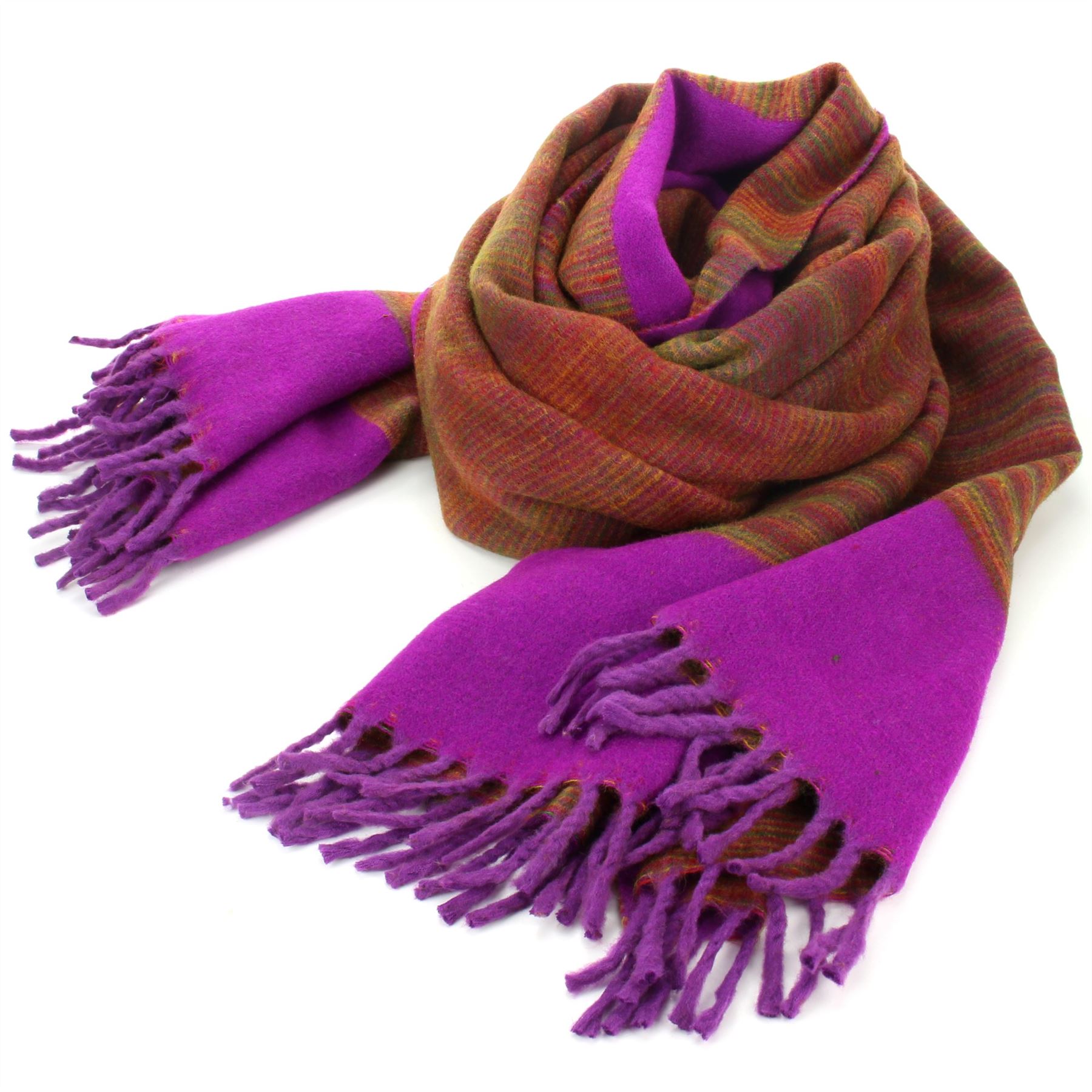 Tibetan Wool Blend Shawl Blanket Wrap Throw Boho Meditation Travel - Picture 217 of 230