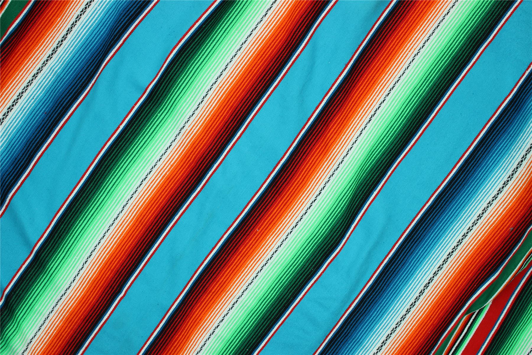 Handwoven Mexican Serape Traditional Jorongo Blanket Shawl Cloak Bright Striped - Picture 26 of 105