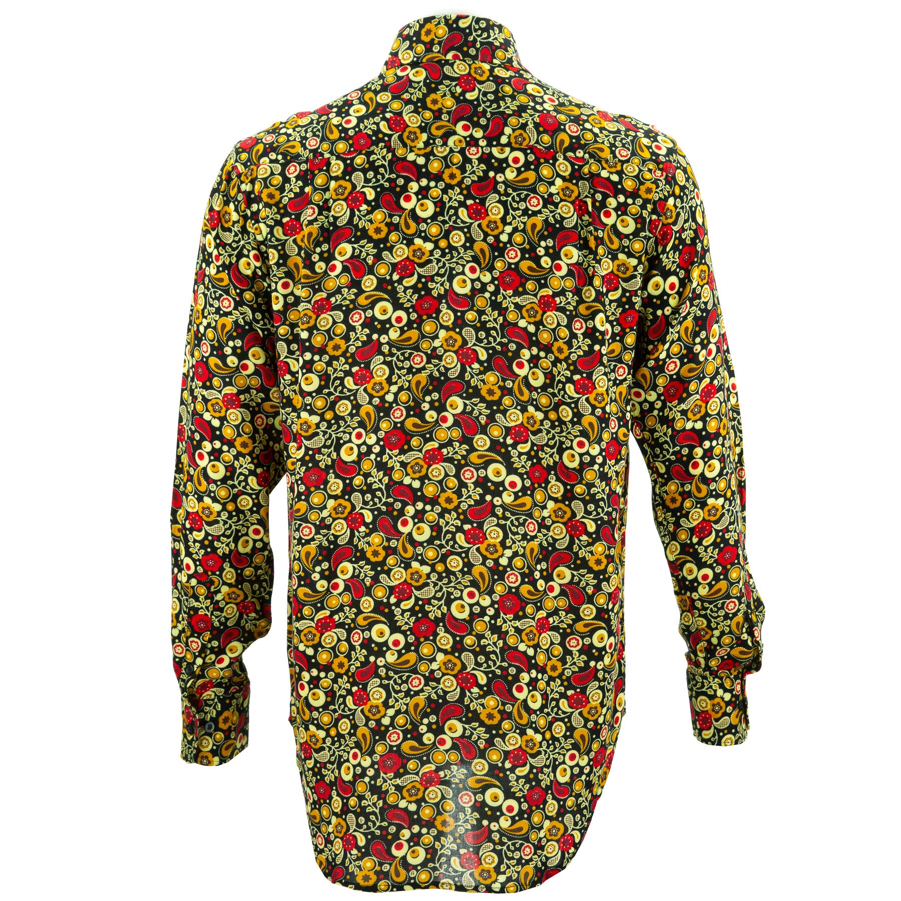 Mens Shirt Loud Originals REGULAR FIT Paisley Retro Psychedelic Fancy