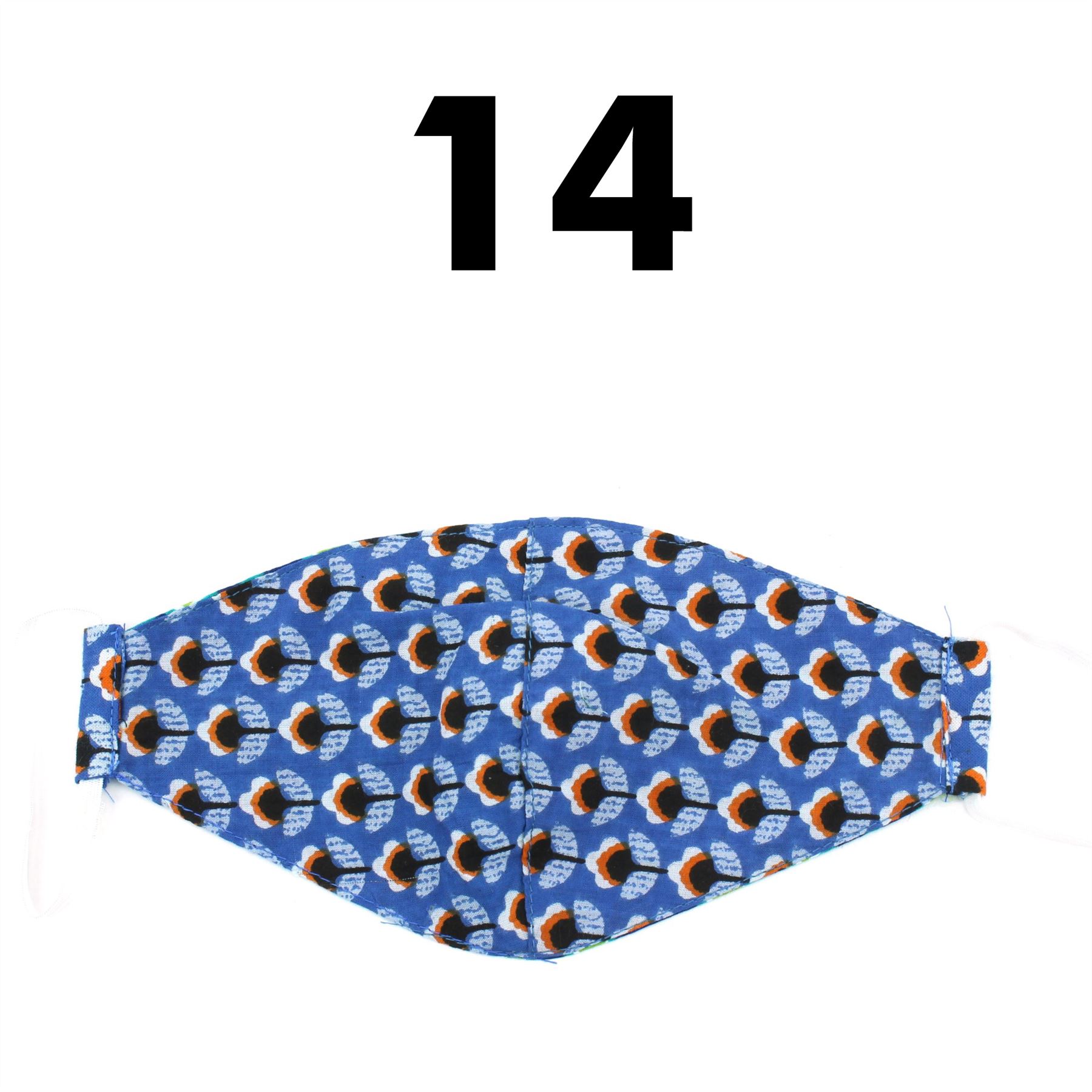 Reversible Lightweight Cotton Face-Mask LoudElephant Soft Covering Sustainable - Picture 15 of 55