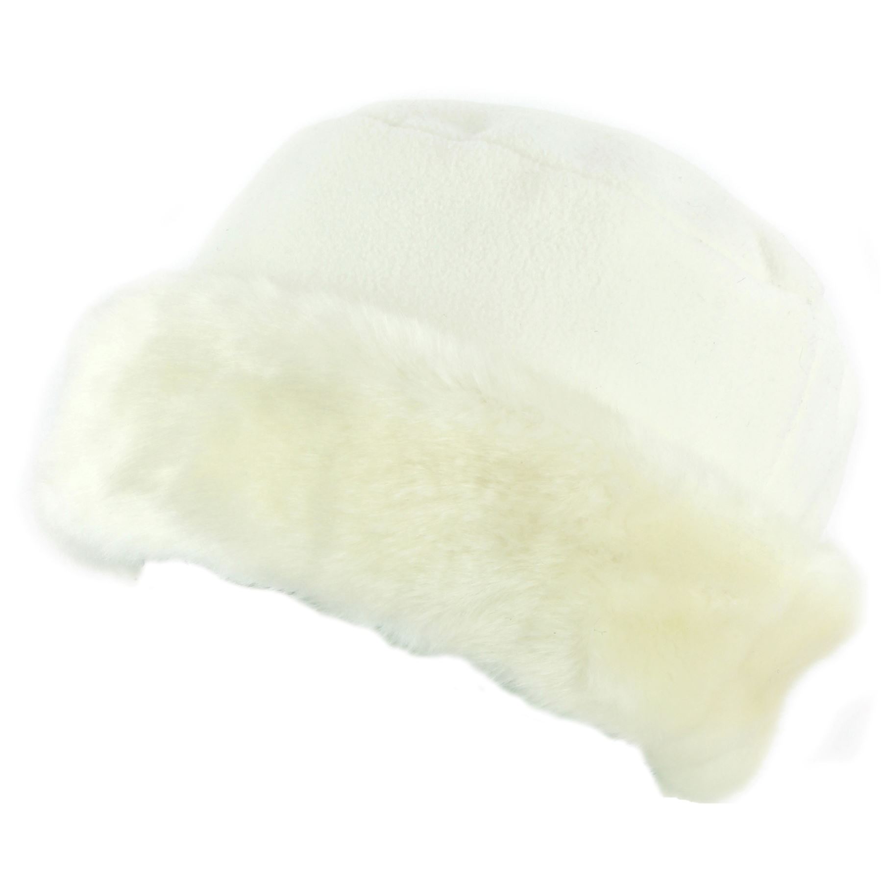 Ladies Fleece Hat Faux Fur Trim Hawkins 