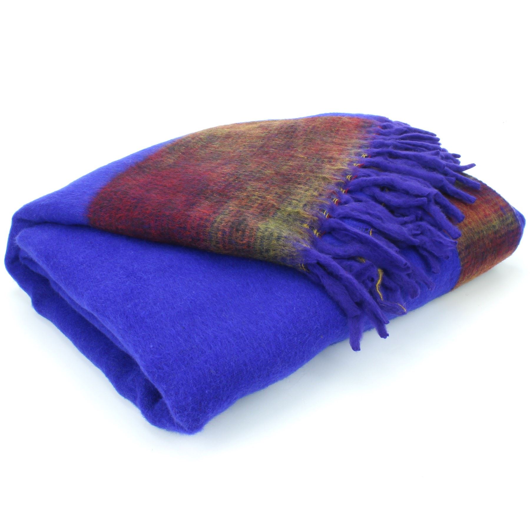 Tibetan Wool Blend Shawl Blanket Wrap Throw Boho Meditation Travel - Picture 30 of 230