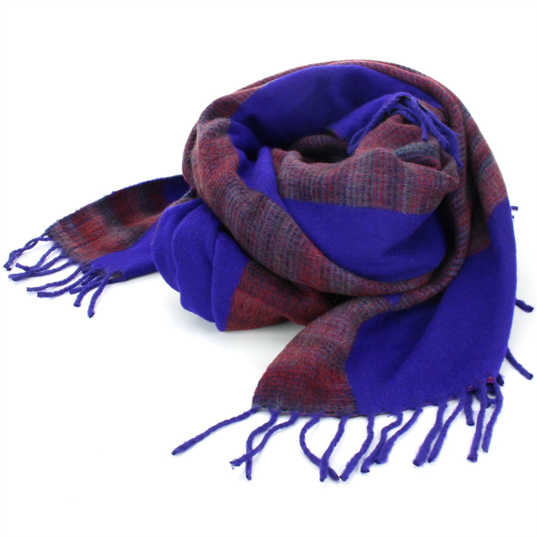 Tibetan Wool Blend Shawl Blanket Wrap Throw Boho Meditation Travel - Picture 221 of 230