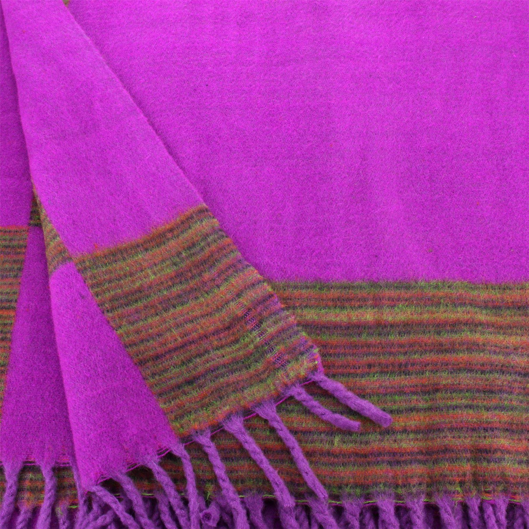 Tibetan Wool Blend Shawl Blanket Wrap Throw Boho Meditation Travel - Picture 203 of 230
