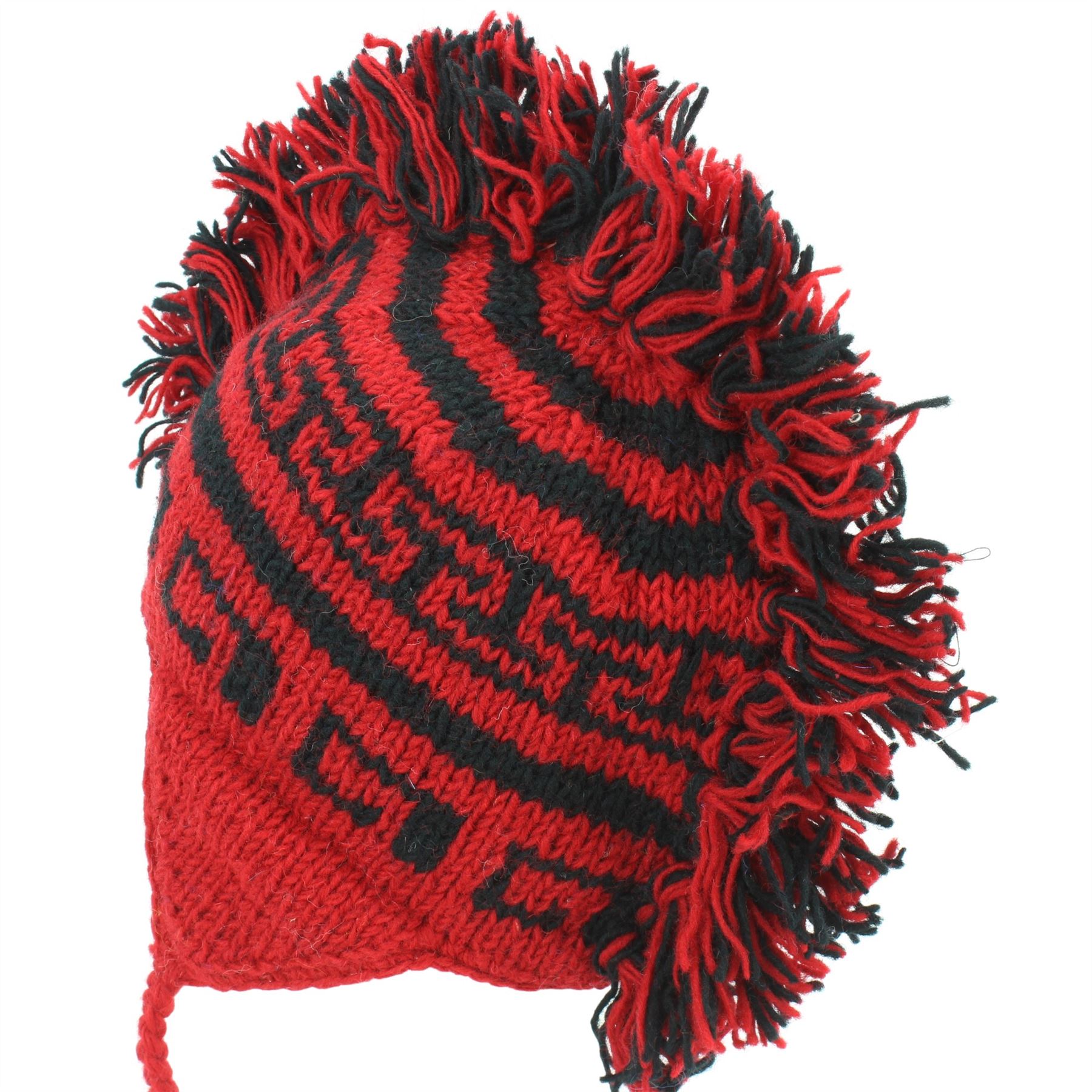 Wool Hat Mohawk Punk Tassels Knitted LoudElephant Men Ladies Warm Winter - Picture 61 of 61