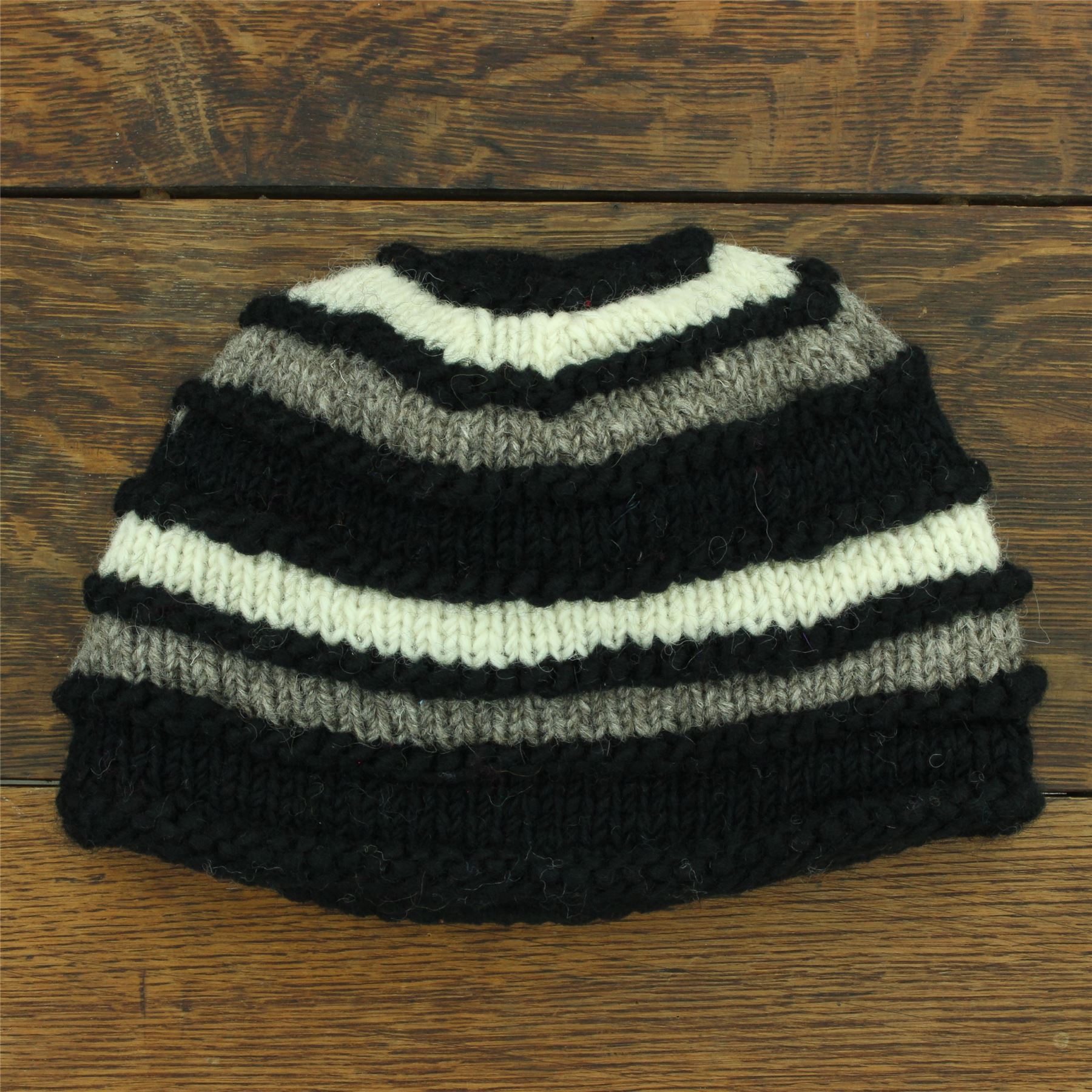Wool Knit Beanie Hat Handmade Men Ladies Warm Winter Space Dye Ribbed - Picture 57 of 65