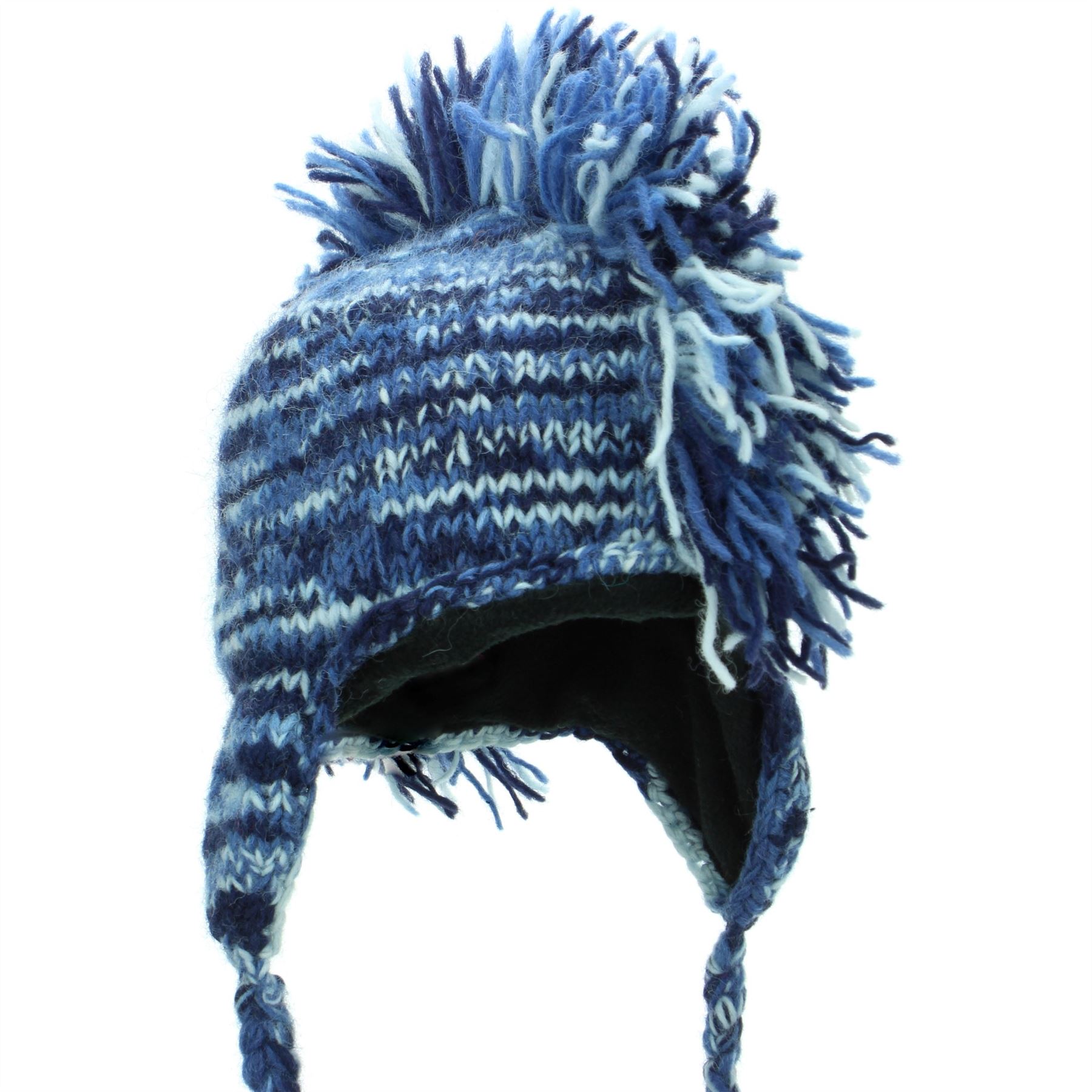 Wool Hat Mohawk Punk Tassels Knitted LoudElephant Men Ladies Warm Winter