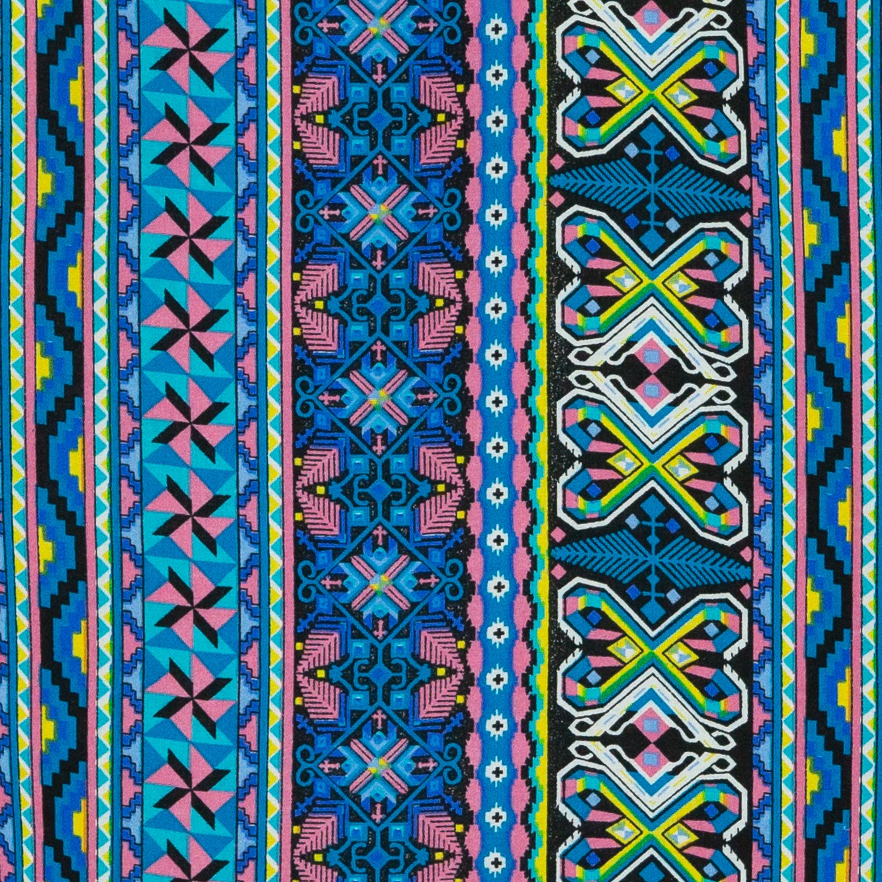 Regular Fit Short Sleeve Shirt Loud Originals Mosaic Pattern Abstract Print - Picture 5 of 9