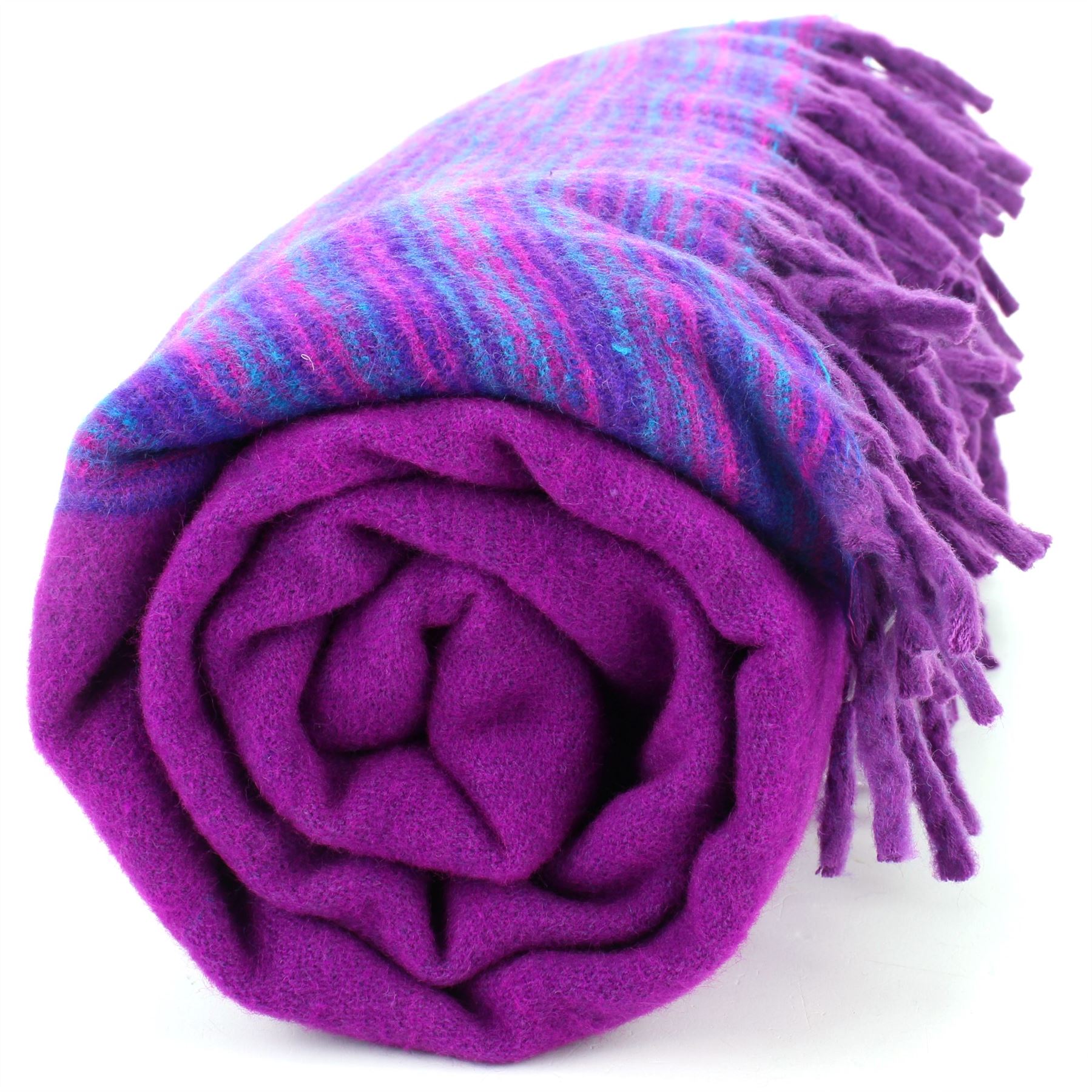 Tibetan Wool Blend Shawl Blanket Wrap Throw Boho Meditation Travel - Picture 213 of 230