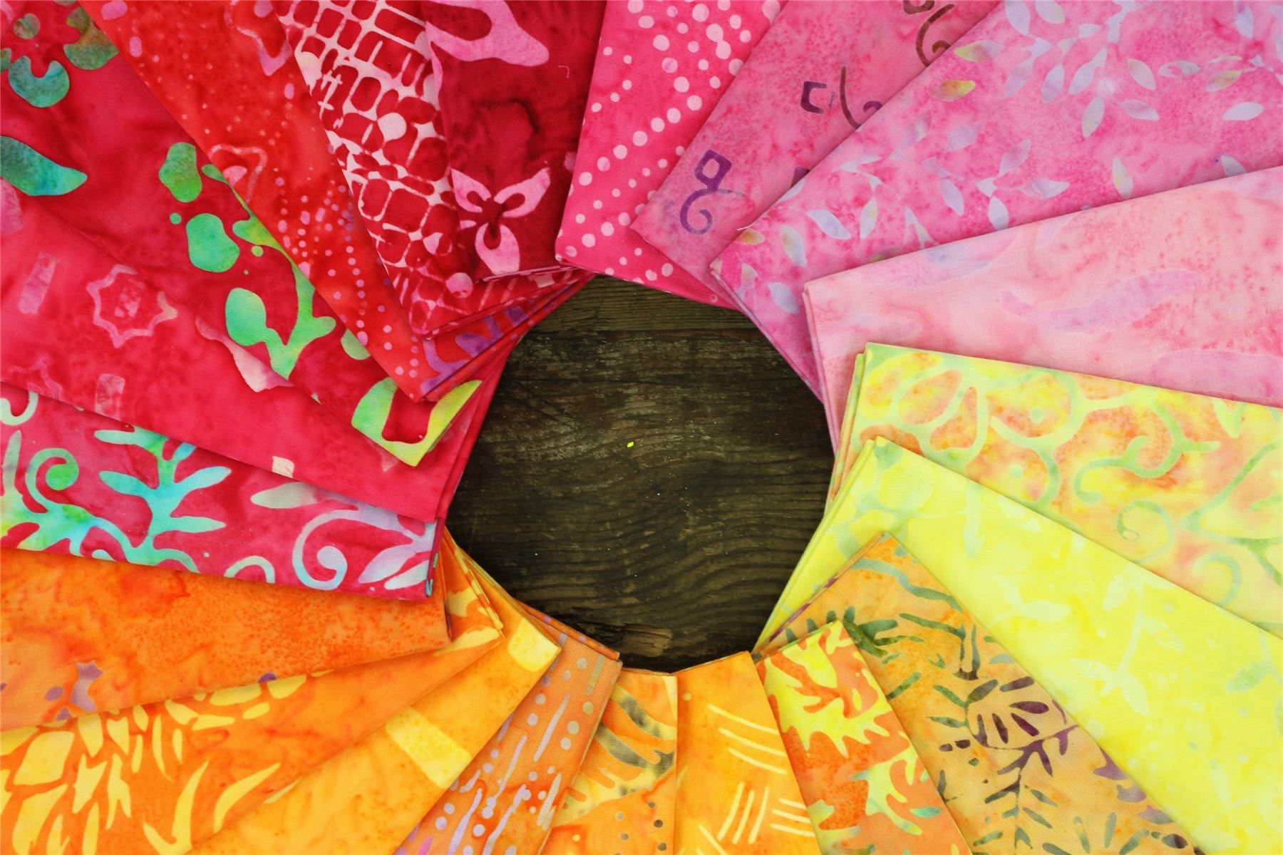 Baumwolle Batik vorgeschnitten Stoff Fat Quarter Quilten Patchwork 20" x 19" verschiedene Größen - Bild 16 von 275