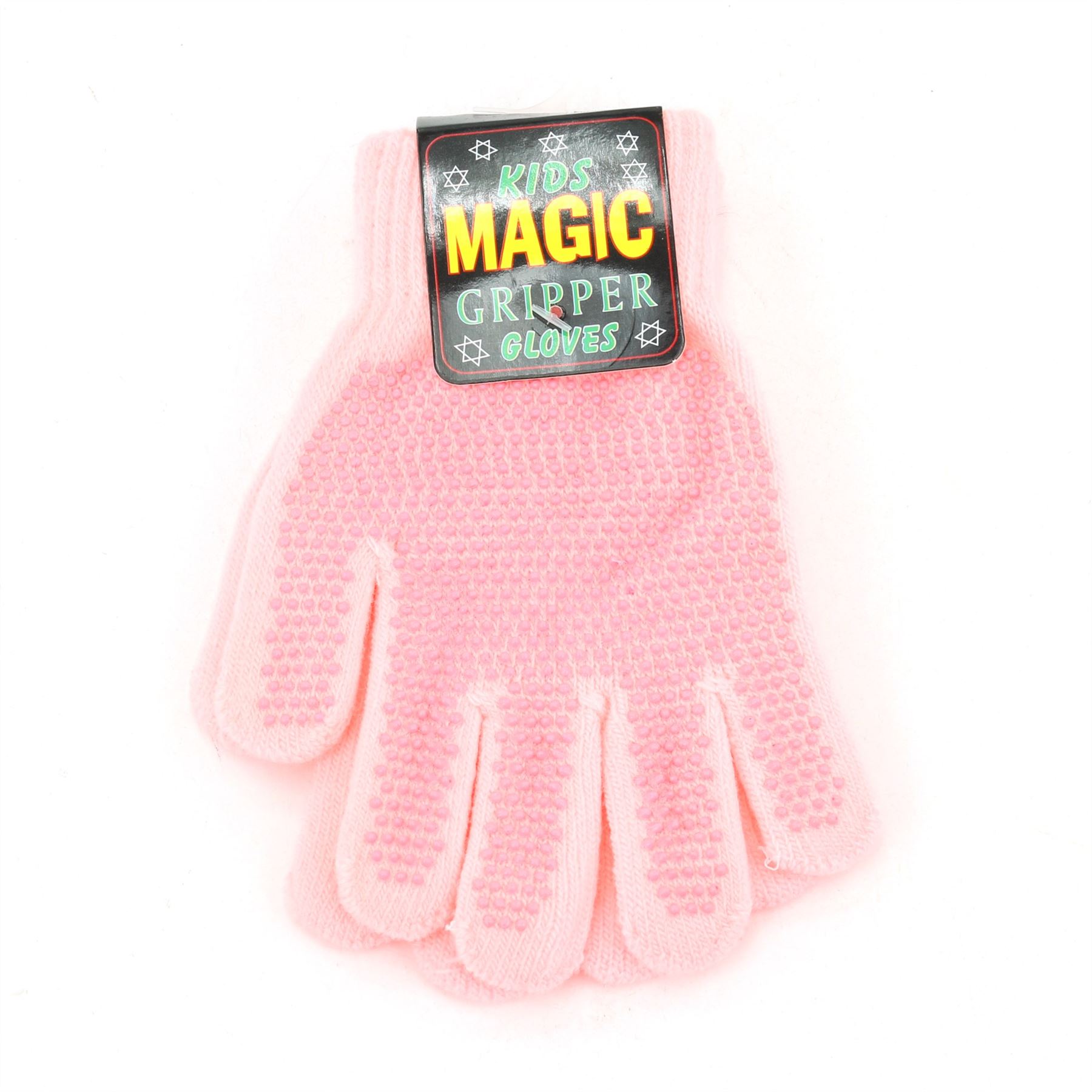 Kids Gripper Stretchy Gloves Magic Gloves Knitted Warm Non-Slip Winter Children - Picture 6 of 8
