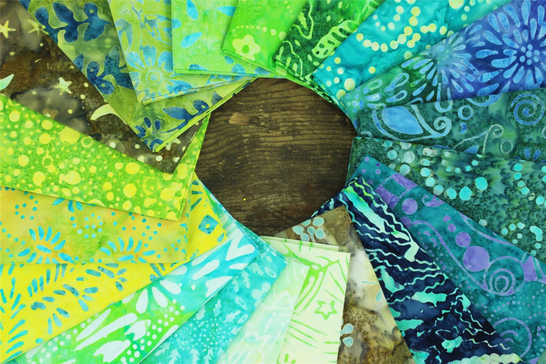 Baumwolle Batik vorgeschnitten Stoff Fat Quarter Quilten Patchwork 20" x 19" verschiedene Größen - Bild 4 von 275