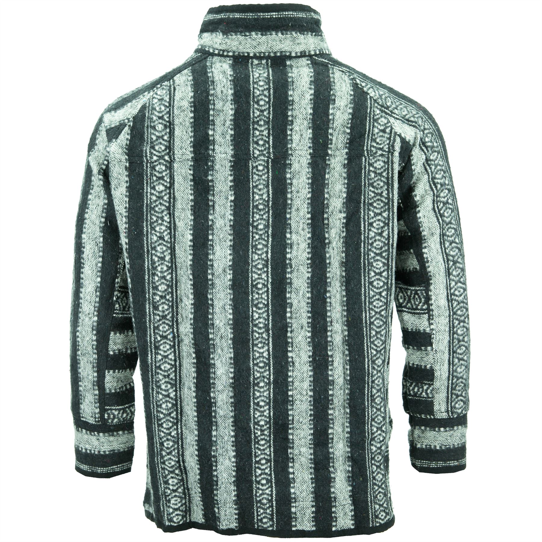Brushed Cotton Jacket Cardigan LoudElephant Hoody Hippy Jumper Zipped Pullover - Picture 9 of 19