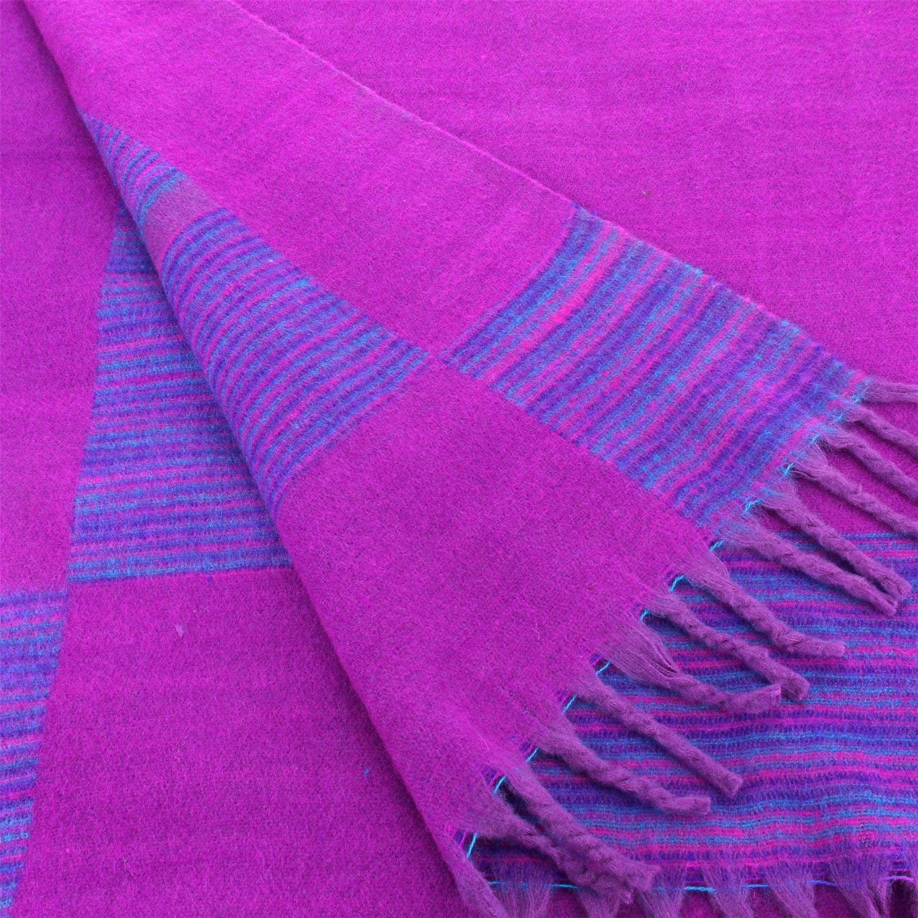 Tibetan Wool Blend Shawl Blanket Wrap Throw Boho Meditation Travel - Picture 215 of 230