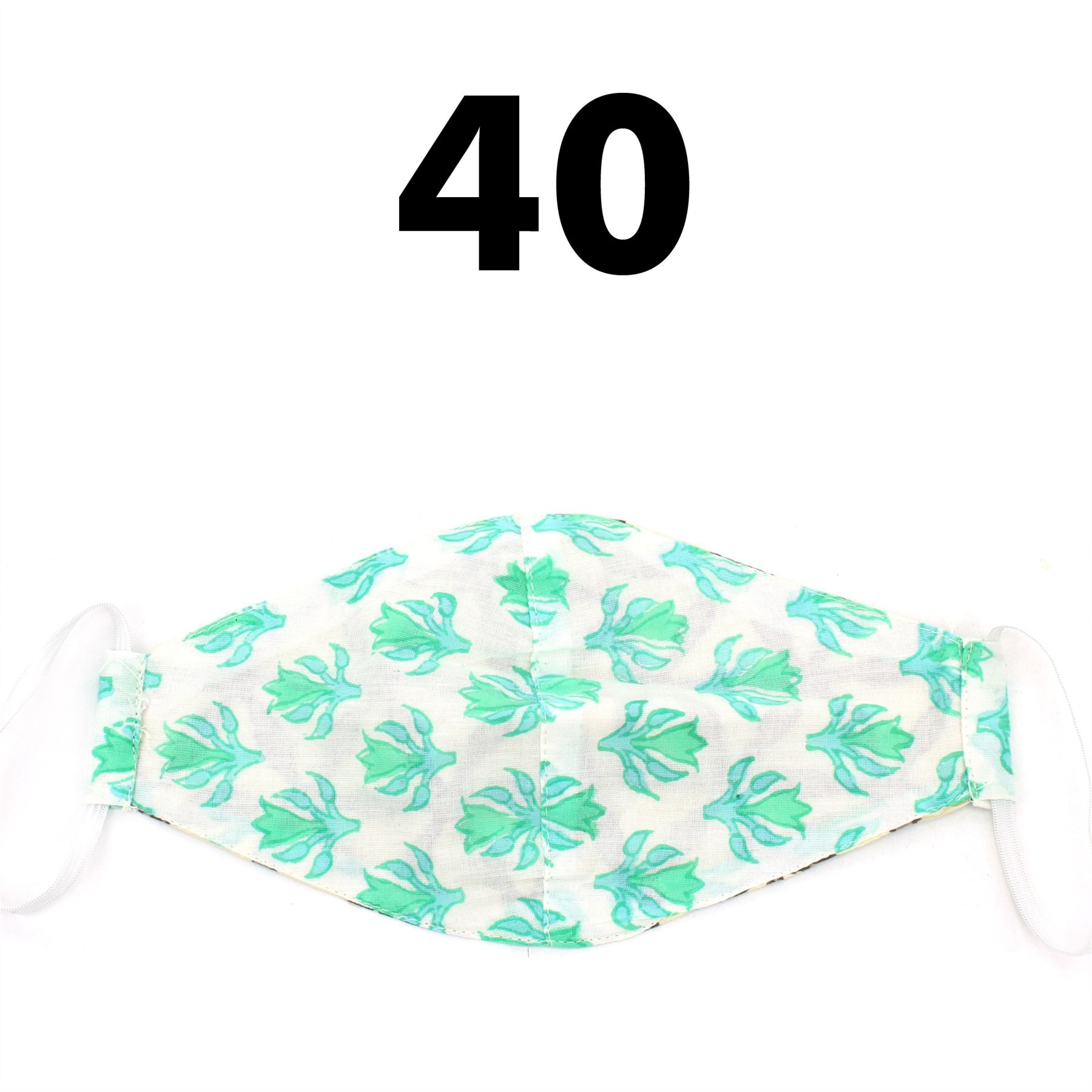 Reversible Lightweight Cotton Face-Mask LoudElephant Soft Covering Sustainable - Picture 41 of 55