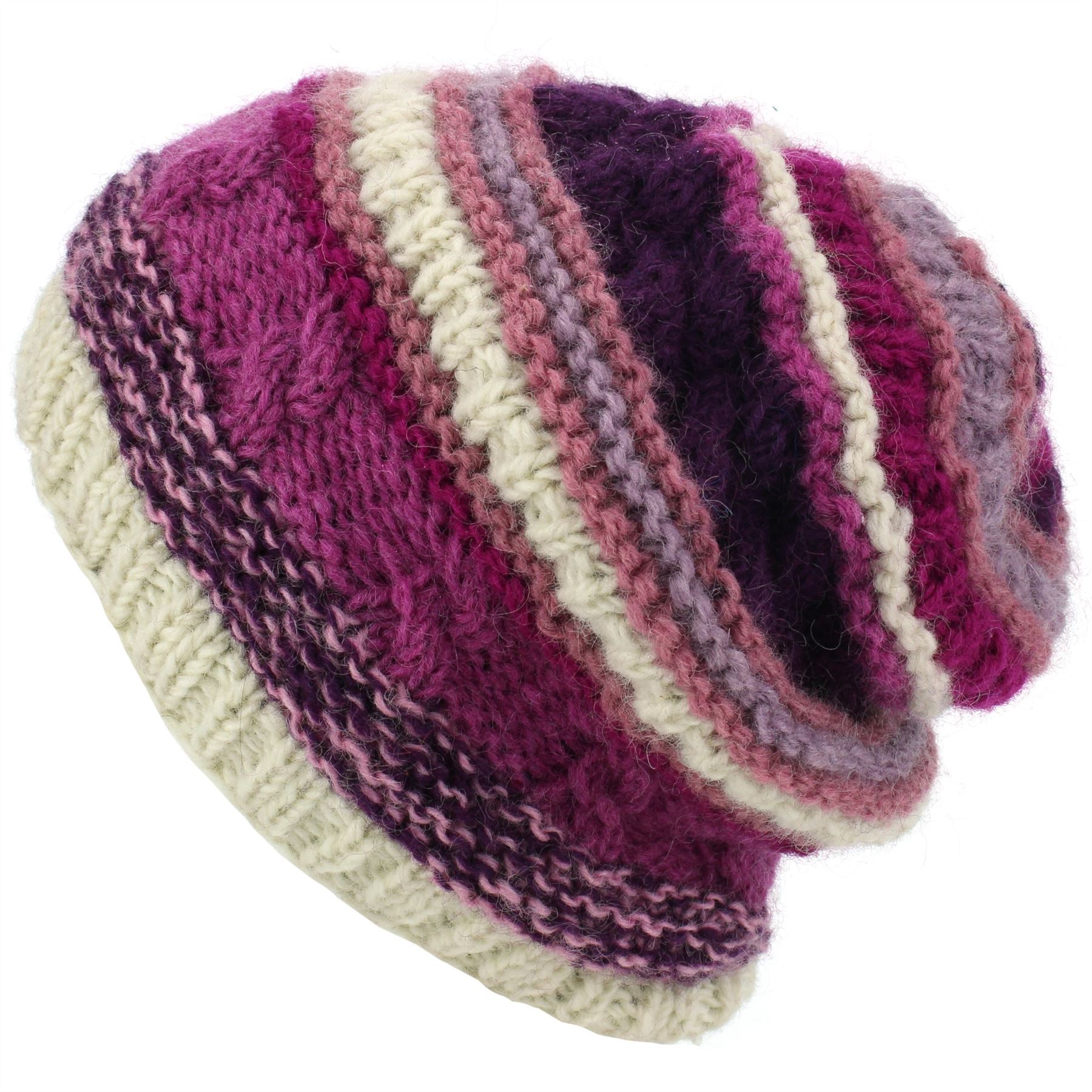 Wool Knit Beanie Hat LoudElephant Knitted Cap Warm Bean Winter - Picture 20 of 22