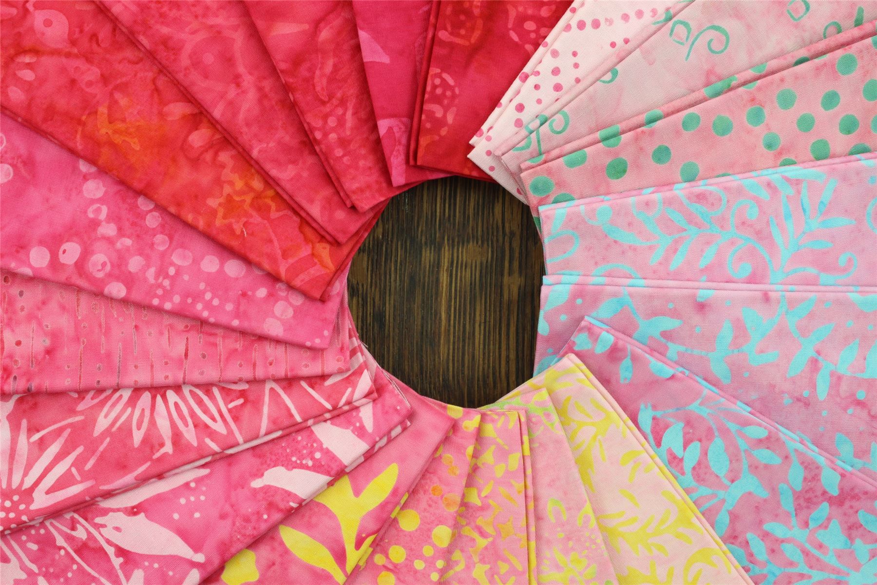 Baumwolle Batik vorgeschnitten Stoff Fat Quarter Quilten Patchwork 20" x 19" verschiedene Größen - Bild 52 von 275