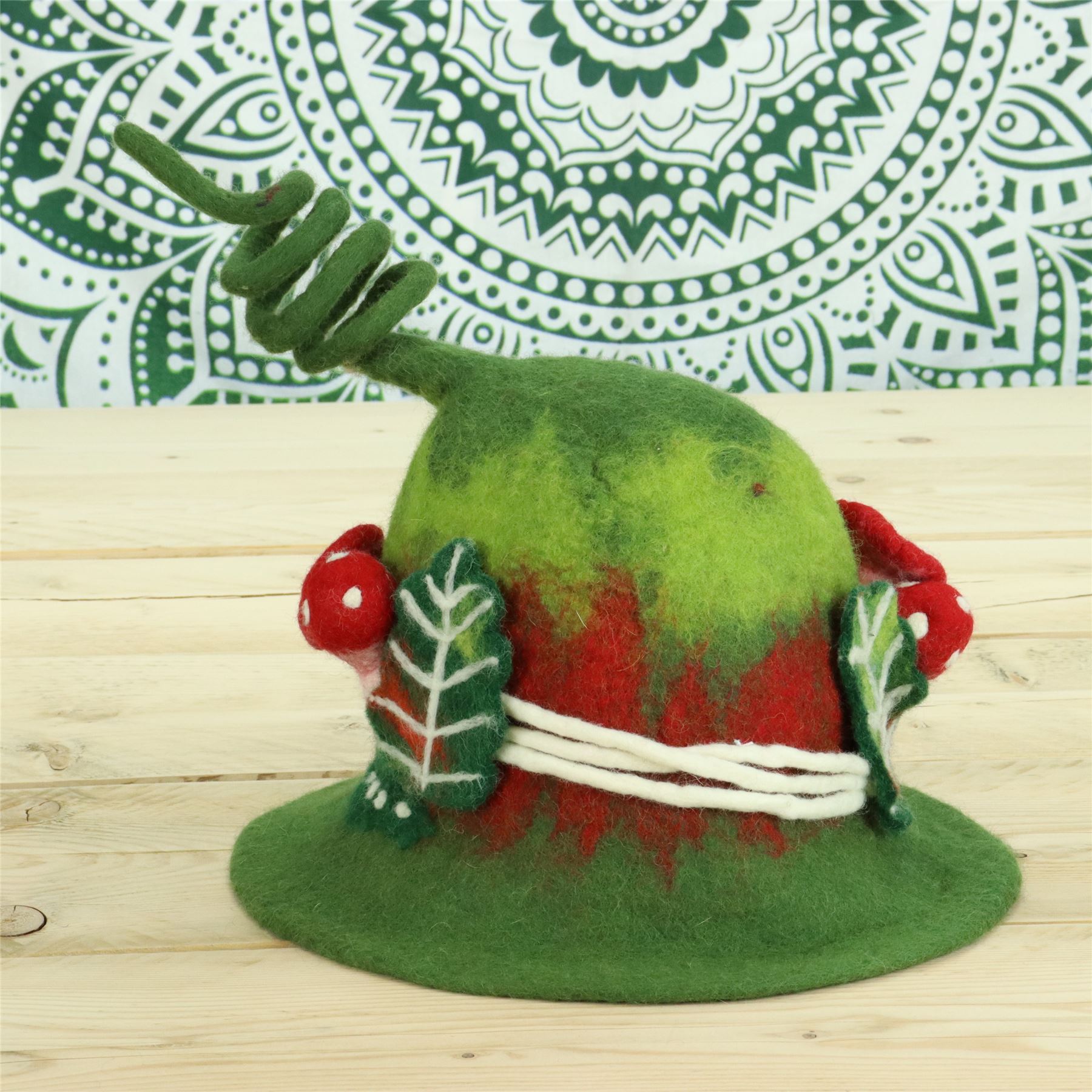 Handcrafted Wool Felt Hat from Nepal LoudElephant handmade artisan festival - Picture 206 of 209