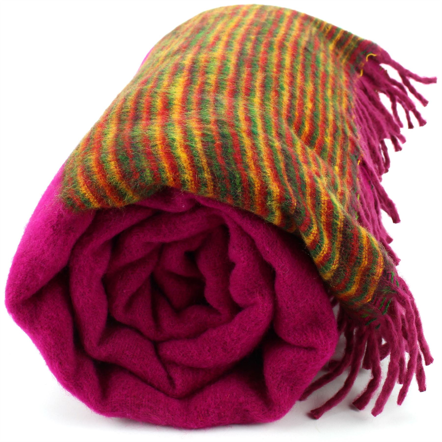 Tibetan Wool Blend Shawl Blanket Wrap Throw Boho Meditation Travel - Picture 205 of 230