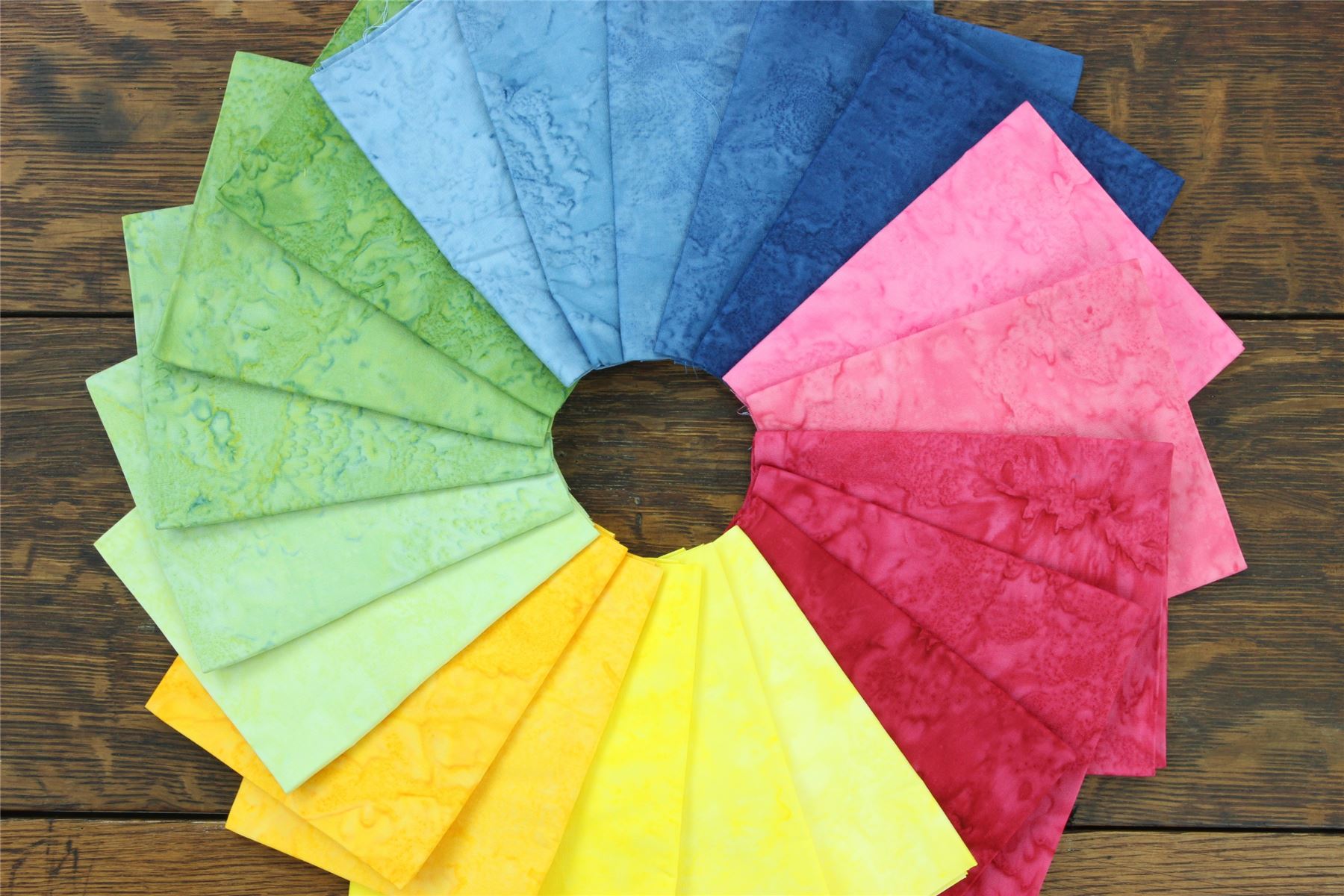 Cotton Batik PreCut Fabric Fat Quarter Quilting Patchwork 20 Piece 20"x19" - Picture 58 of 76