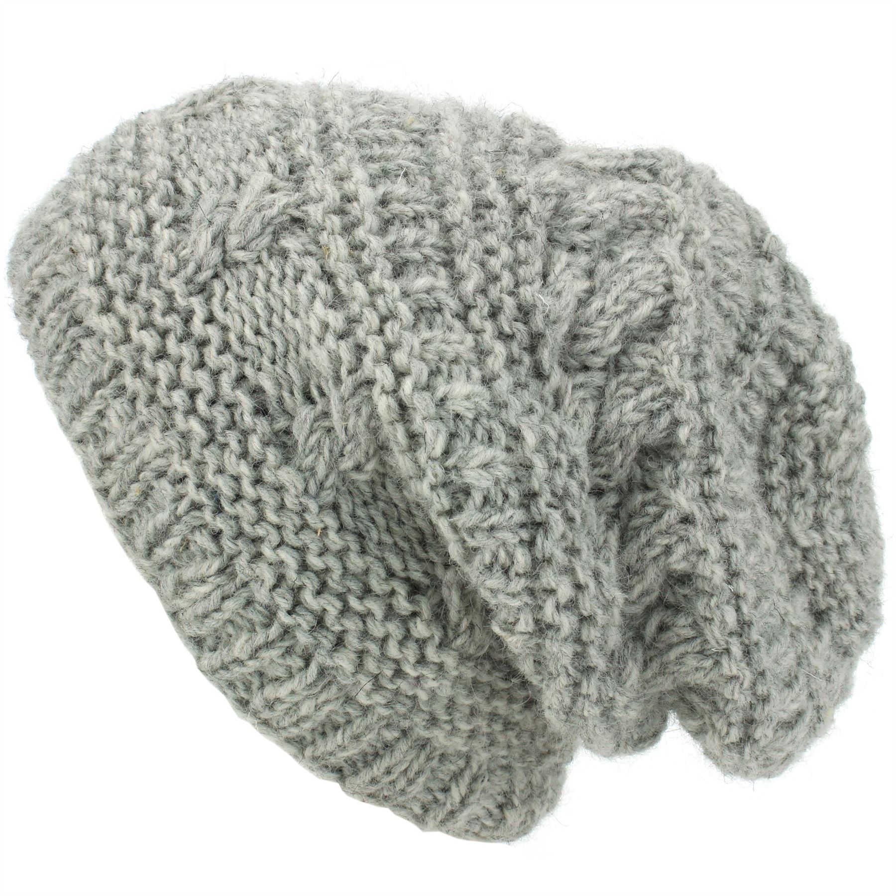 Wool Knit Beanie Hat LoudElephant Knitted Cap Warm Bean Winter - Picture 8 of 22