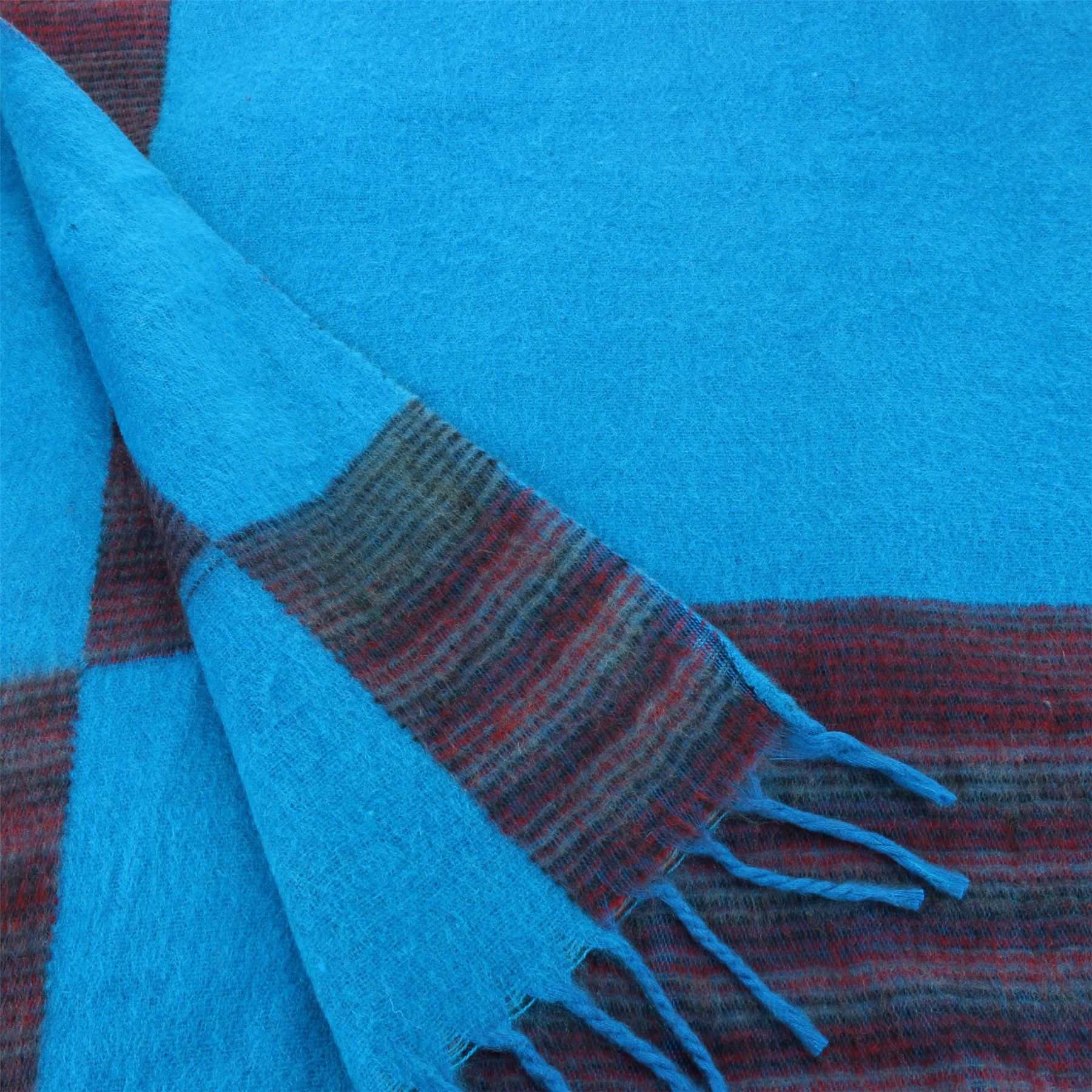 Tibetan Wool Blend Shawl Blanket Wrap Throw Boho Meditation Travel - Picture 137 of 230