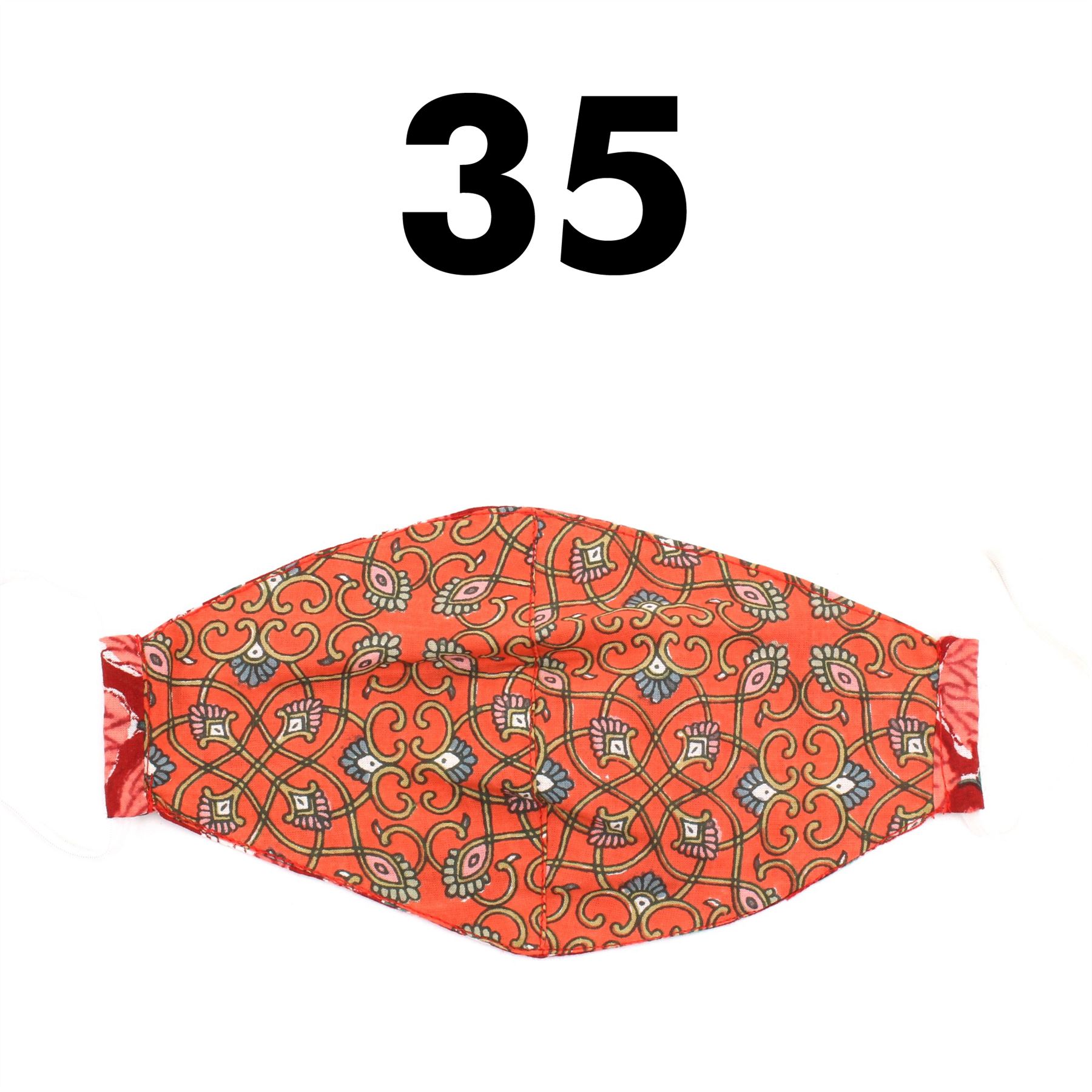 Reversible Lightweight Cotton Face-Mask LoudElephant Soft Covering Sustainable - Picture 36 of 55