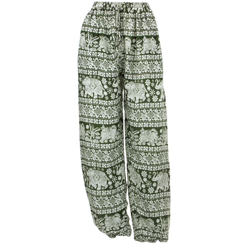 Baggy Boho Harem Yoga Pantaloni Pantaloni Elefante UK Venditore