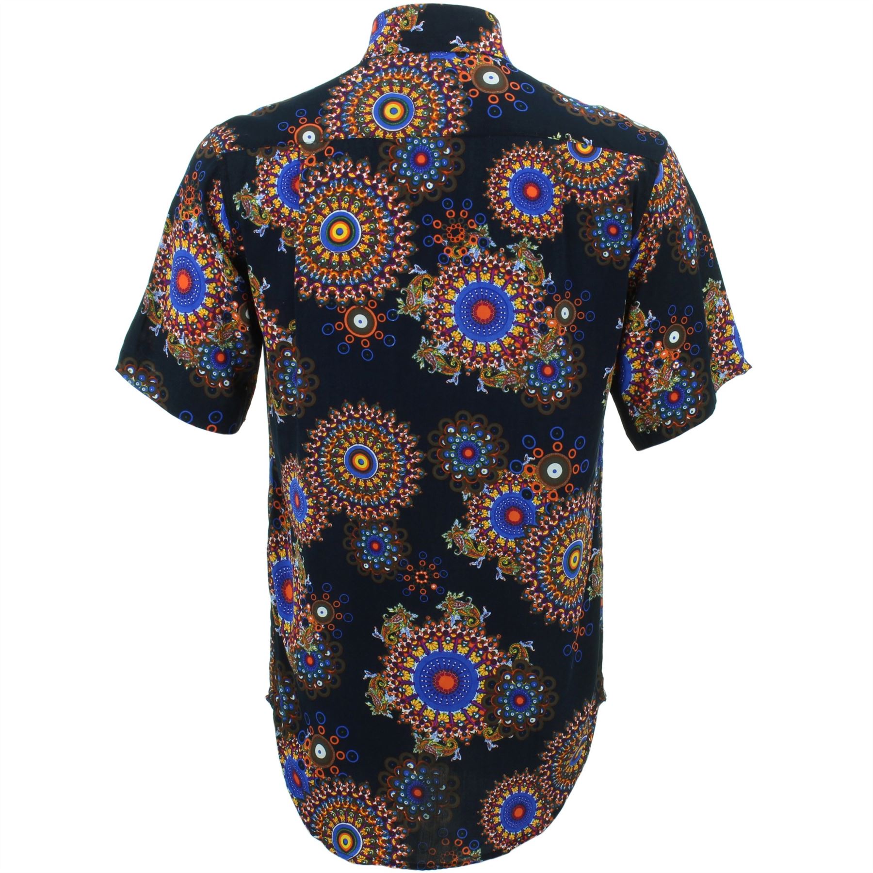 Mens Shirt Loud Originals REGULAR FIT Fractal Retro Psychedelic Fancy - Picture 3 of 17