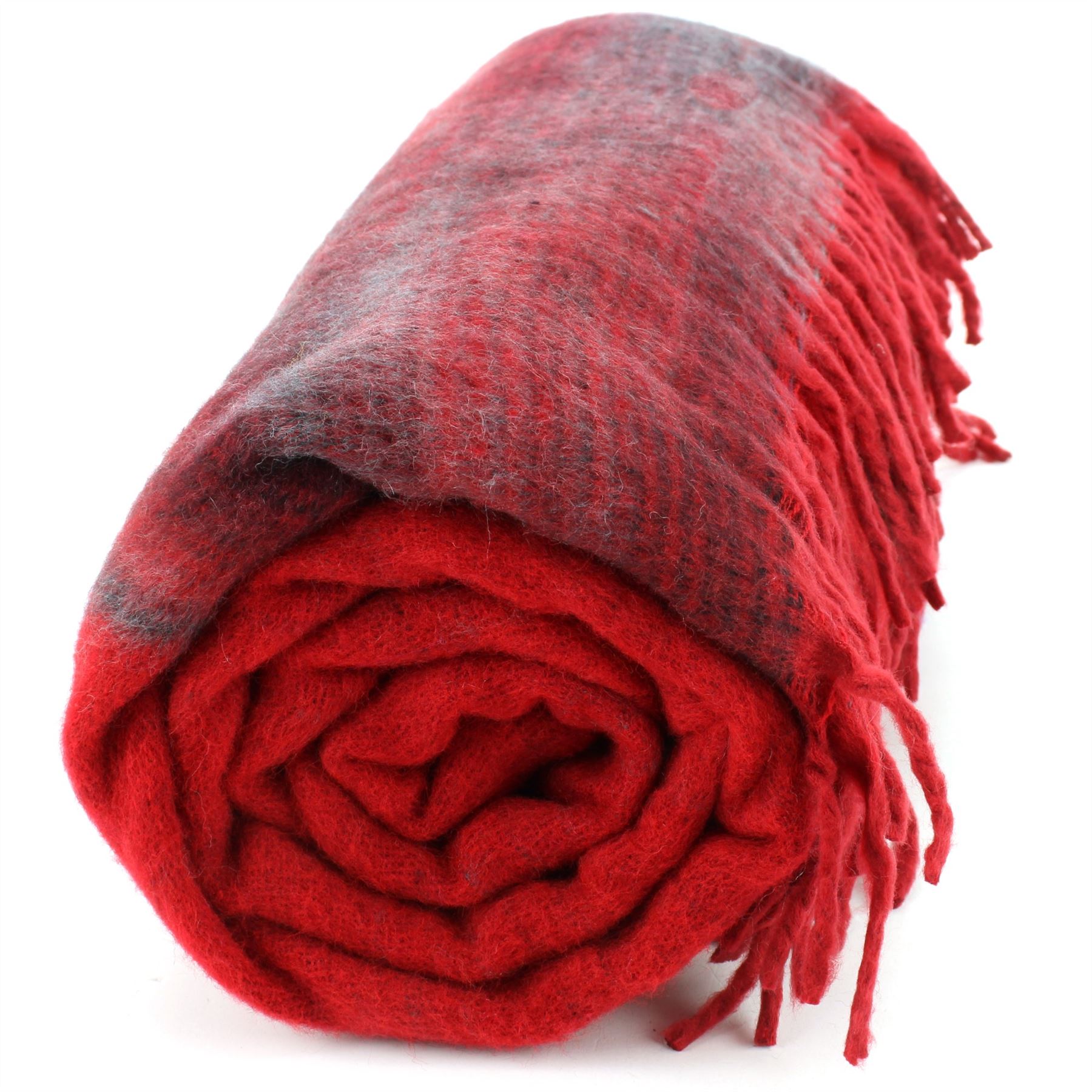 Tibetan Wool Blend Shawl Blanket Wrap Throw Boho Meditation Travel - Picture 228 of 230