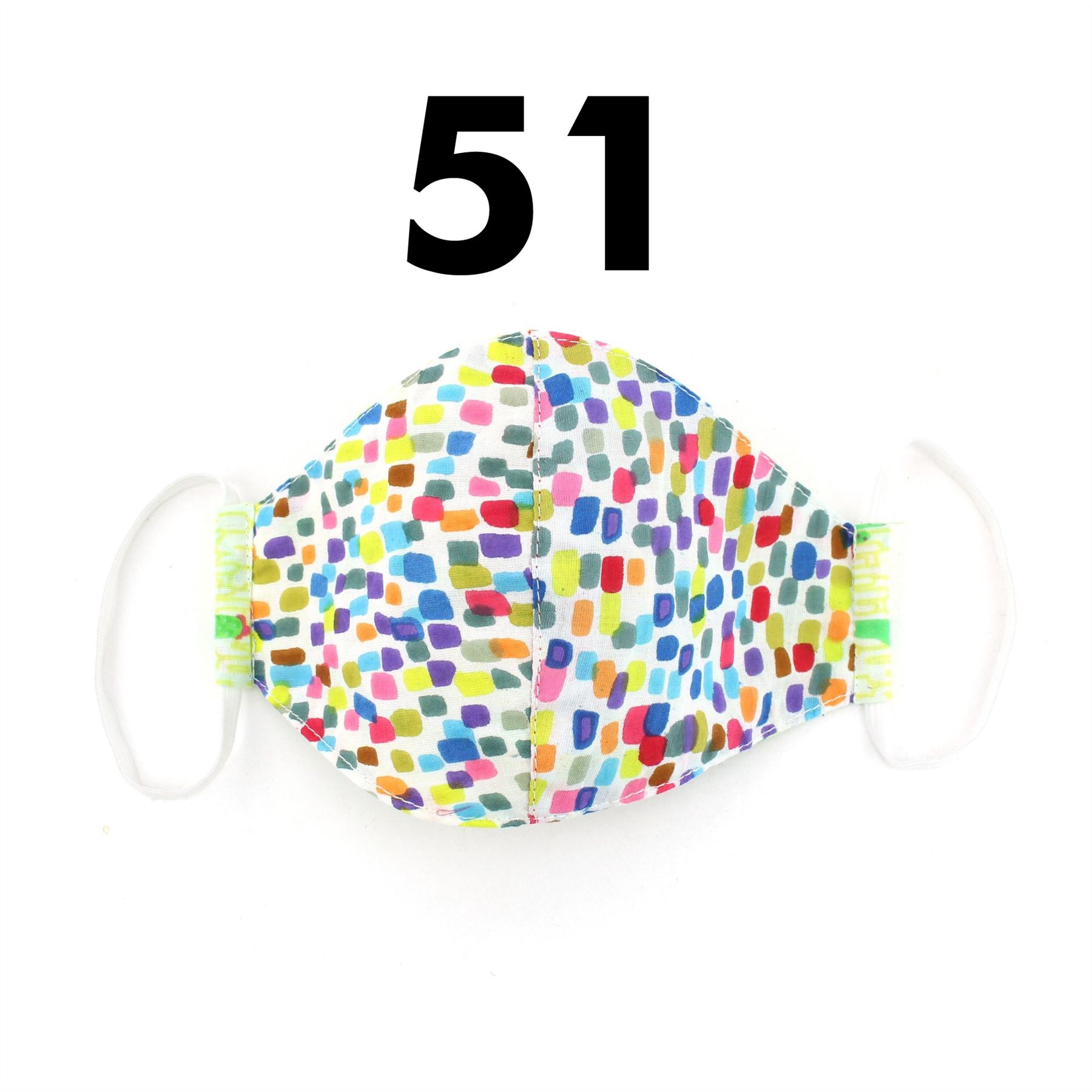 Reversible Lightweight Cotton Face-Mask LoudElephant Soft Covering Sustainable - Picture 52 of 55
