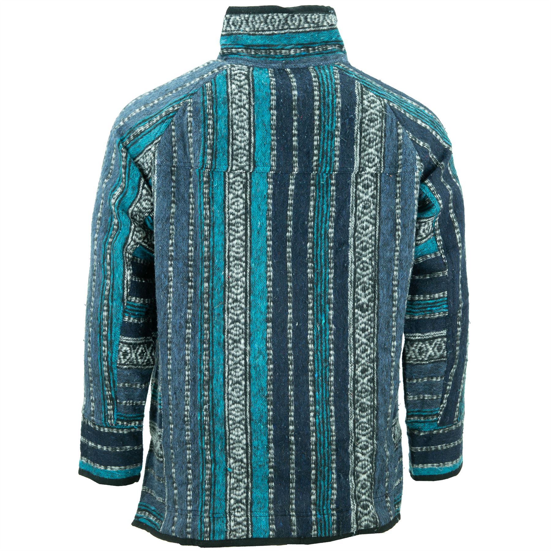 Brushed Cotton Jacket Cardigan LoudElephant Hoody Hippy Jumper Zipped Pullover - Picture 15 of 19
