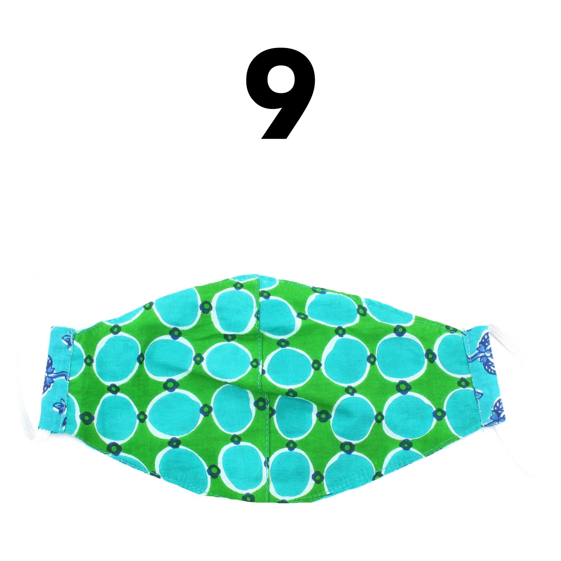 Reversible Lightweight Cotton Face-Mask LoudElephant Soft Covering Sustainable - Picture 10 of 55