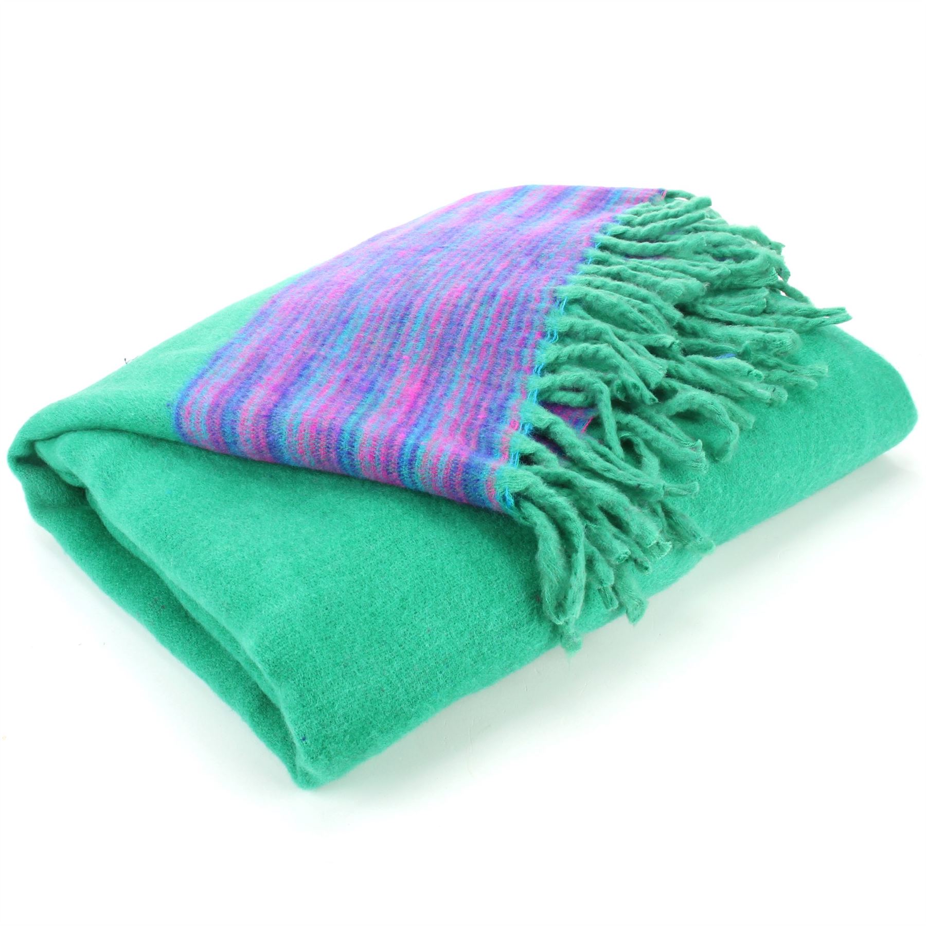 Tibetan Wool Blend Shawl Blanket Wrap Throw Boho Meditation Travel - Picture 166 of 230